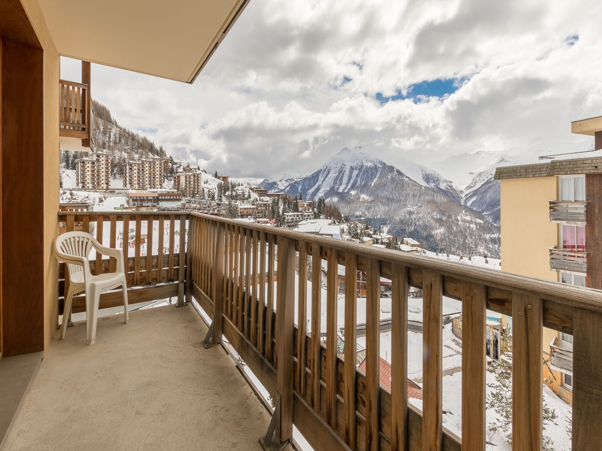 Appartement 36m² aan de piste in Orcières, 6 personen, balkon & zwembad - foto 12
