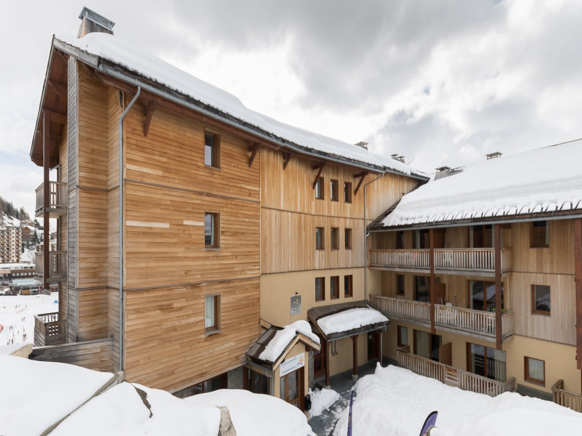 Appartement 36m² aan de piste in Orcières, 6 personen, balkon & zwembad - foto 6
