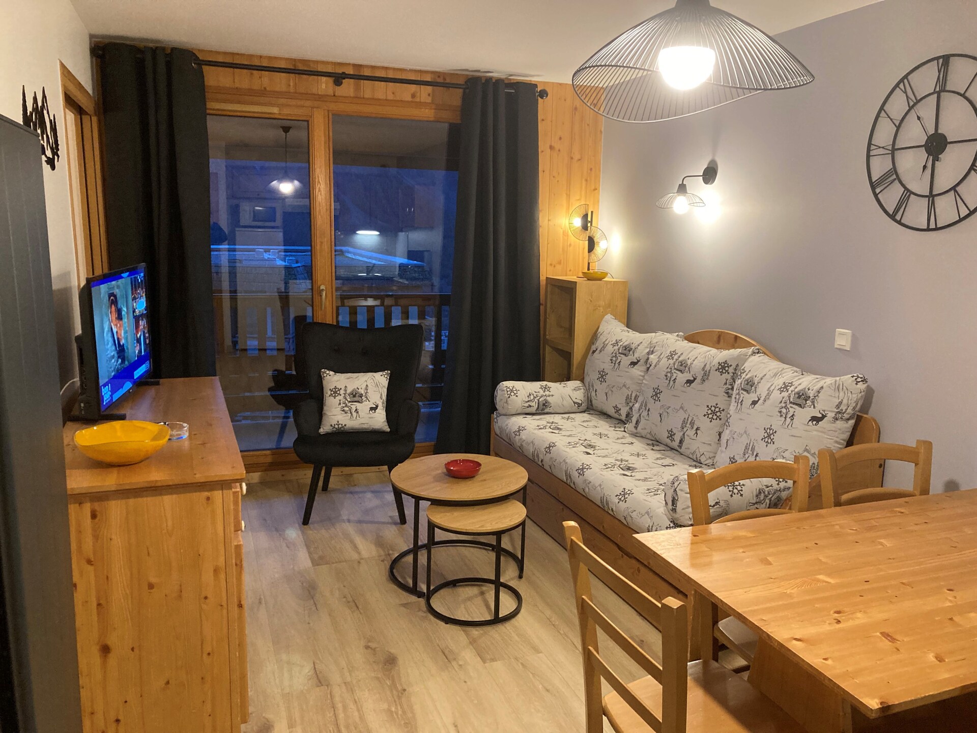 Sfeervol appartement aan de piste in Orcières | 6 personen, balkon met bergzicht - foto 1