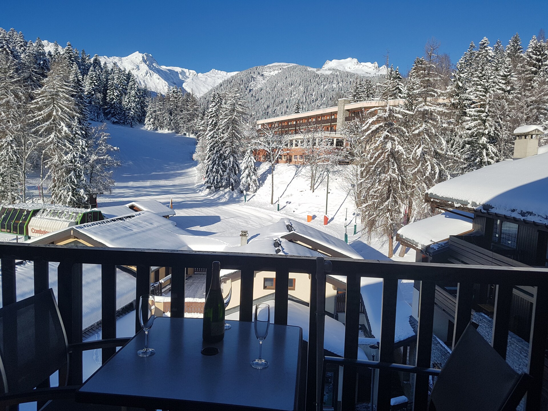 Knusse studio voor 3 personen direct aan de skipiste in Doucy - foto 10