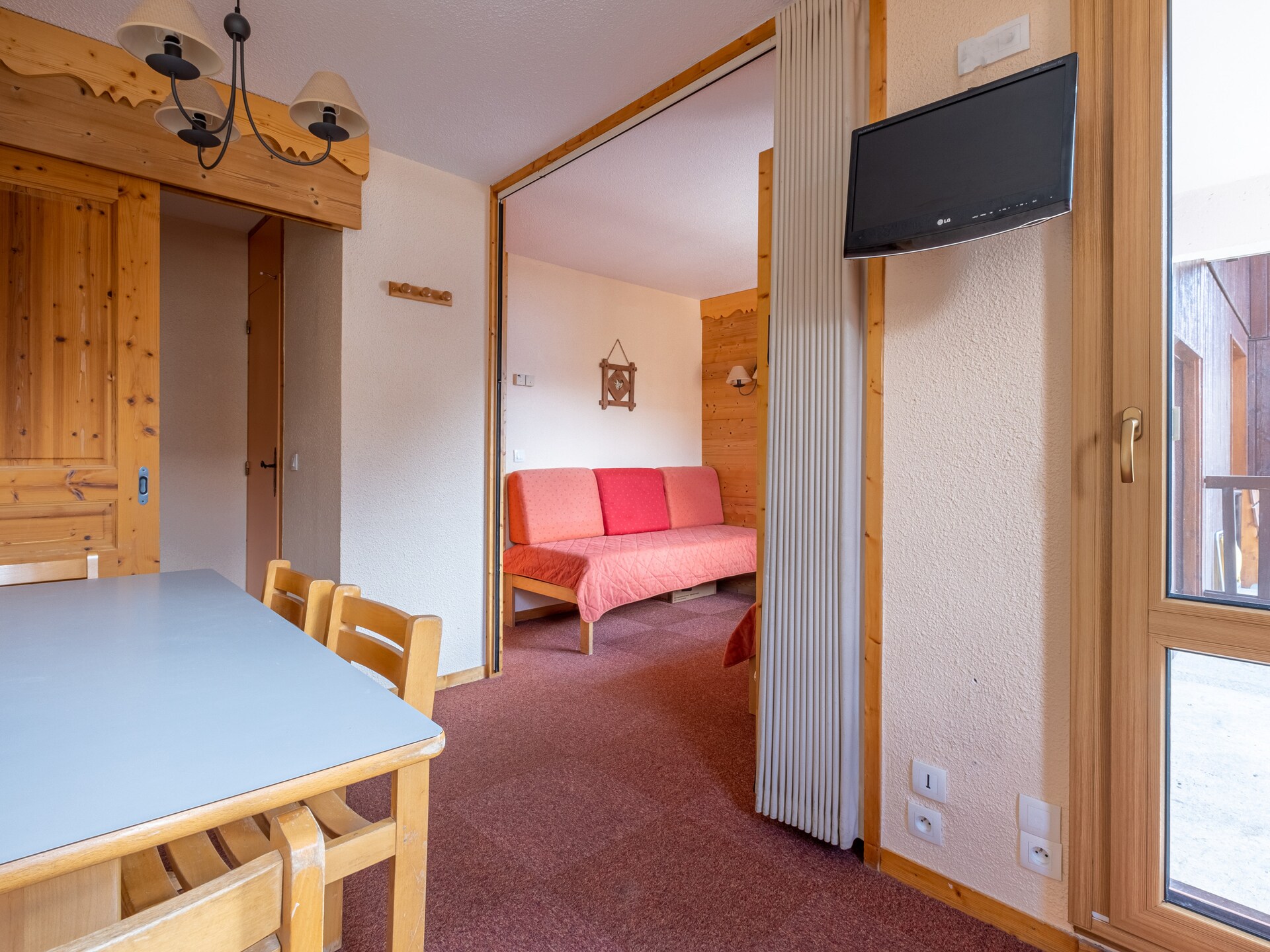 Aan de piste: Gezellige studio in het centrum van Doucy - foto 6
