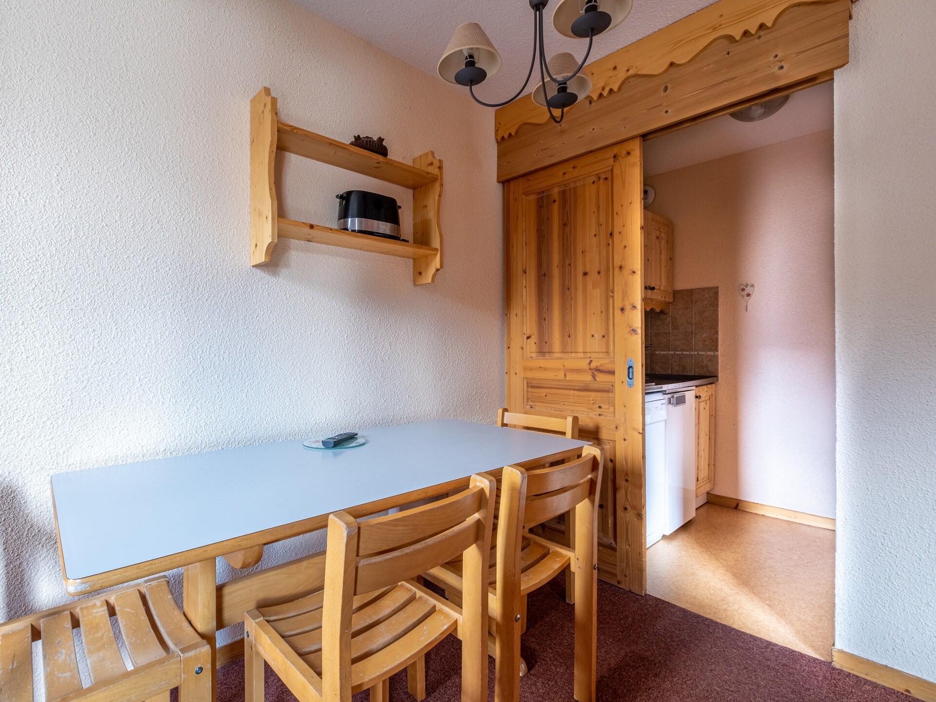 Aan de piste: Gezellige studio in het centrum van Doucy - foto 4