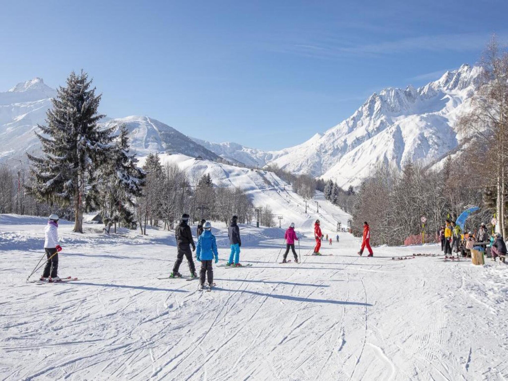 Aan de piste: Gezellige studio in het centrum van Doucy - foto 33