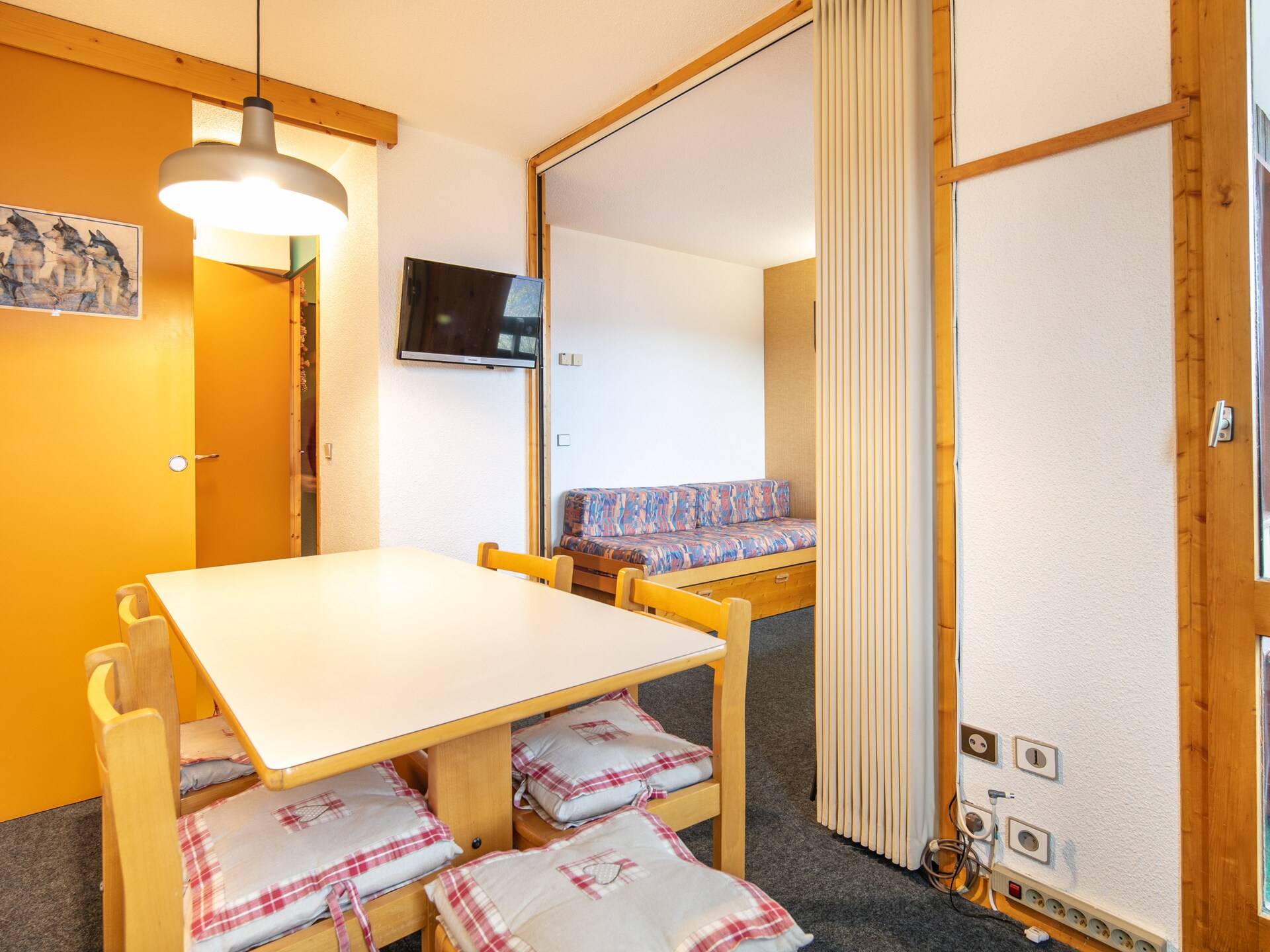 Studio direct aan de piste in Doucy, 4 personen - foto 2