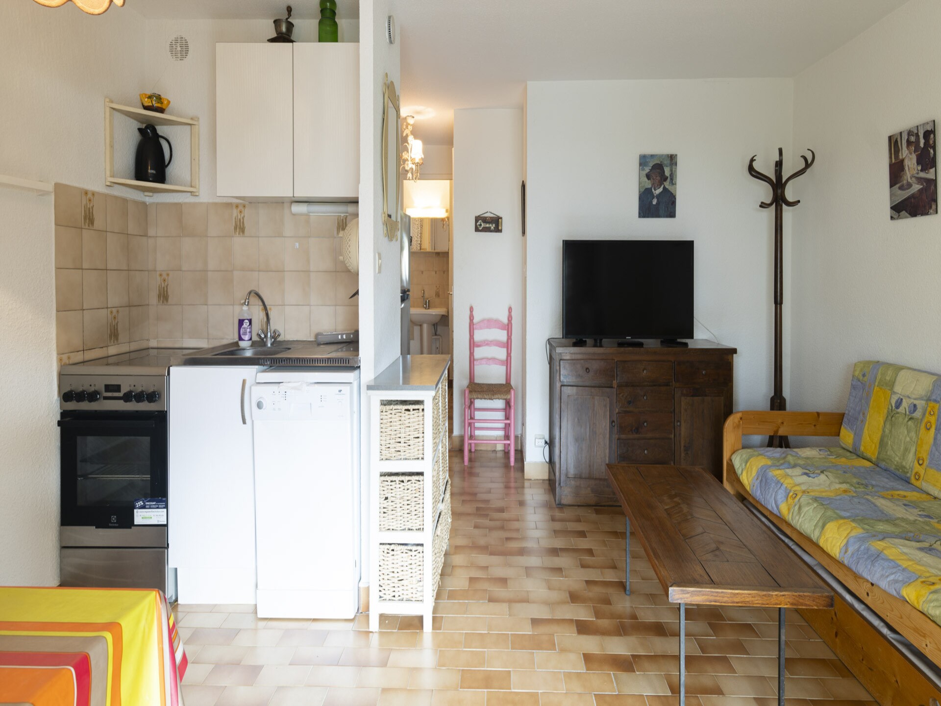 Licht appartement in Agde met zwembad, 1 km van strand en centrum - foto 6