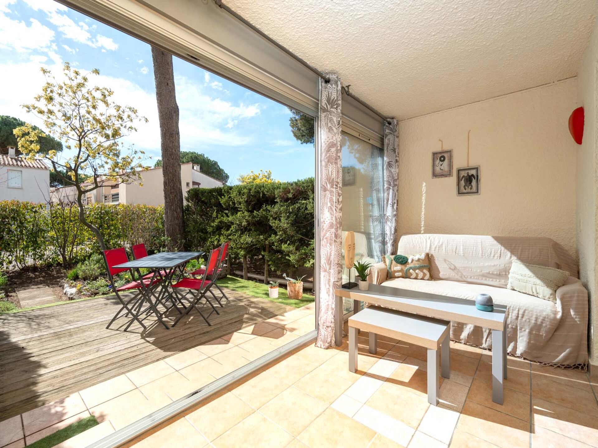 Licht appartement met tuin en zwembad, op 1 km van strand en centrum Agde - foto 35