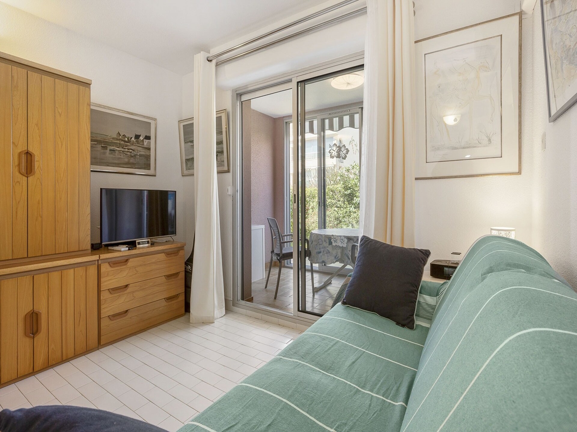 Santa Monica 2 E: Gezellig appartement met tuin, 200m van strand en centrum Agde - foto 10