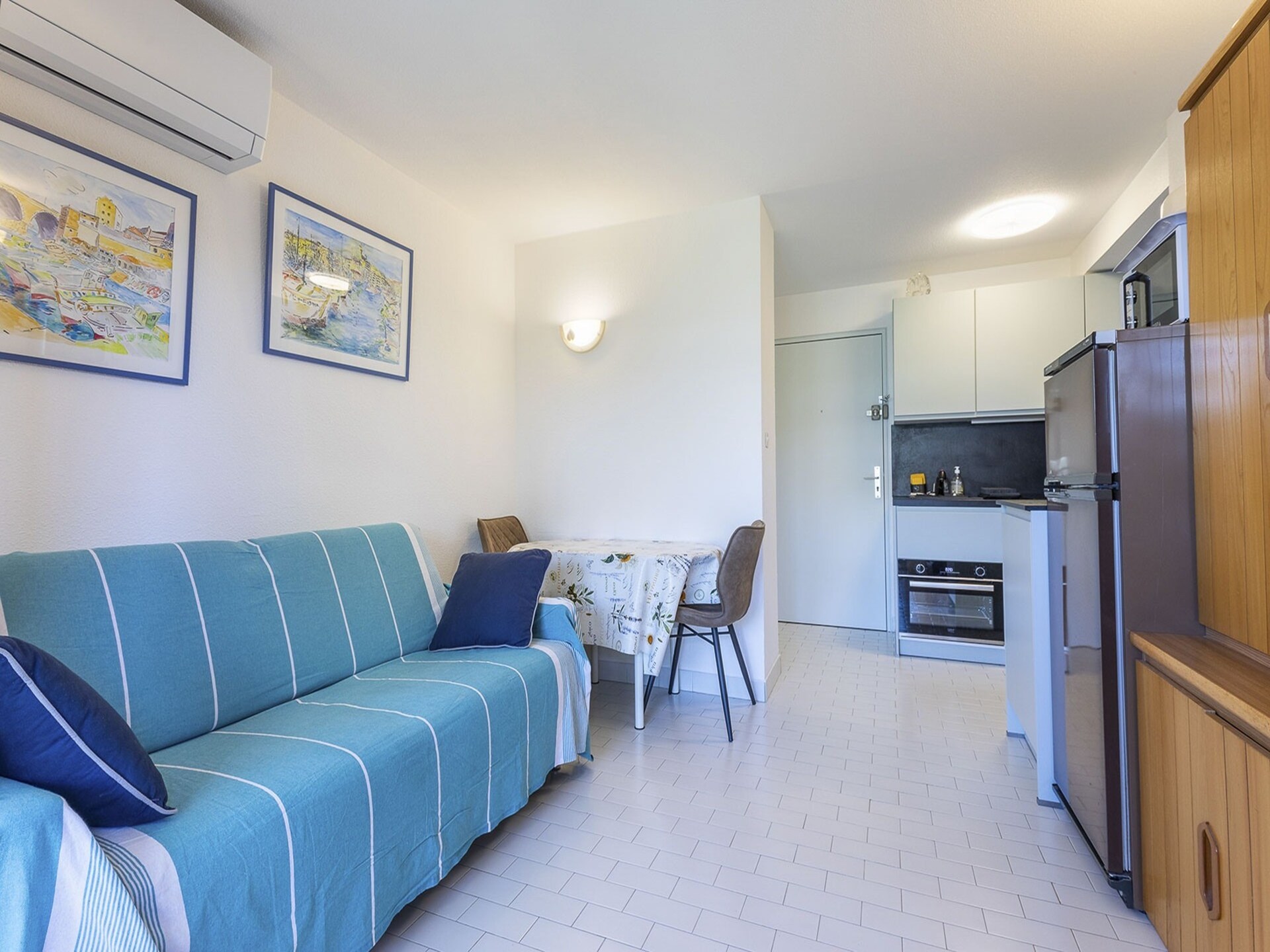 Santa Monica 2 E: Gezellig appartement met tuin, 200m van strand en centrum Agde - foto 14