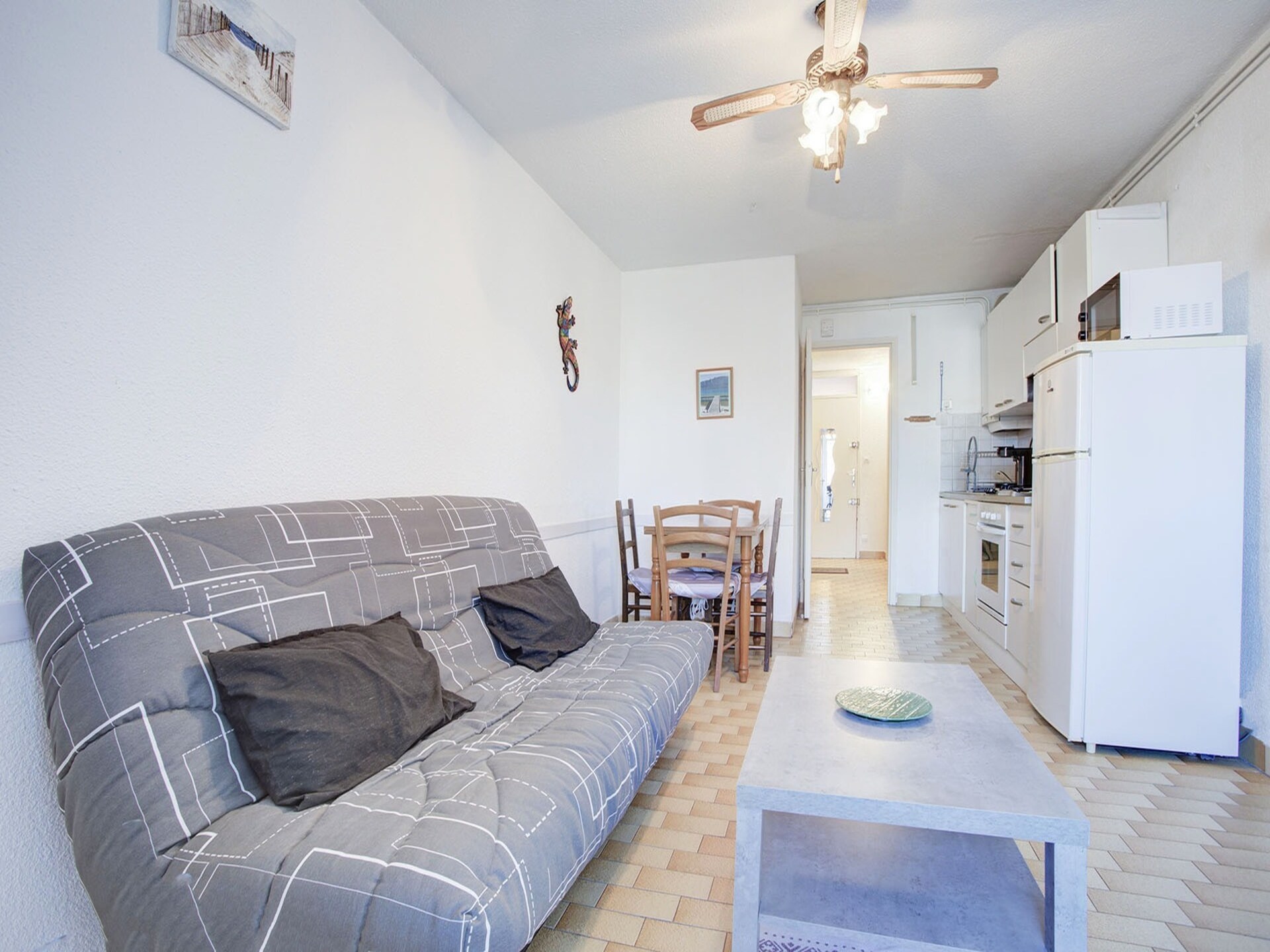 Licht appartement in Agde, 300m van strand en centrum - foto 14