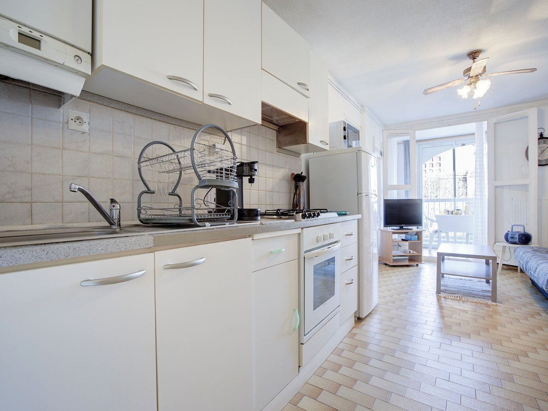 Licht appartement in Agde, 300m van strand en centrum - foto 7