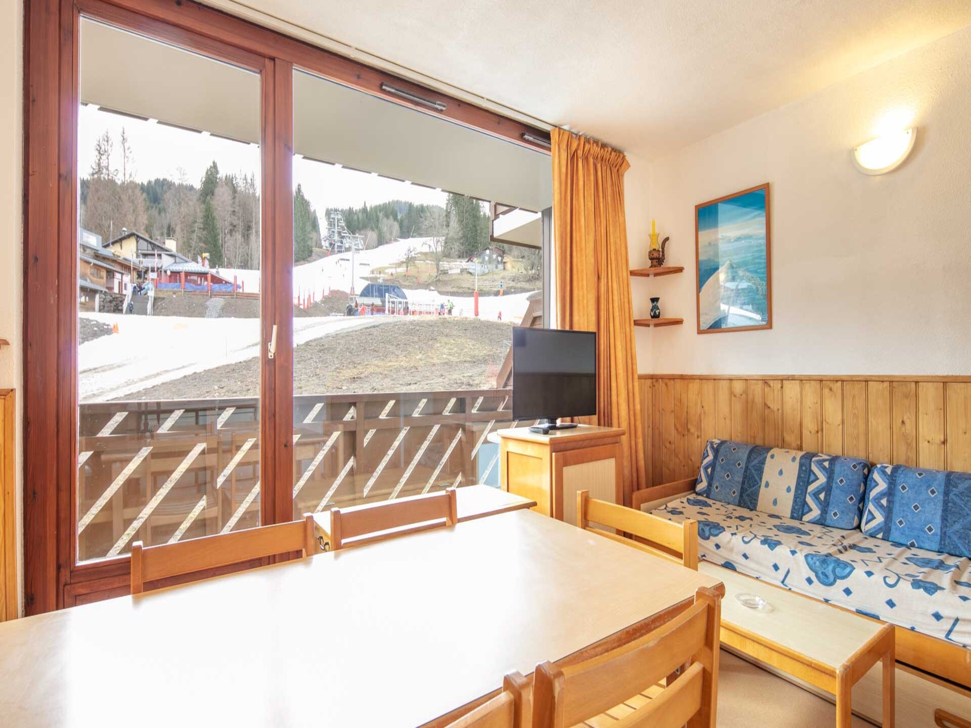 Appartement 6 pers. op 50m van de piste in Morillon - foto 1