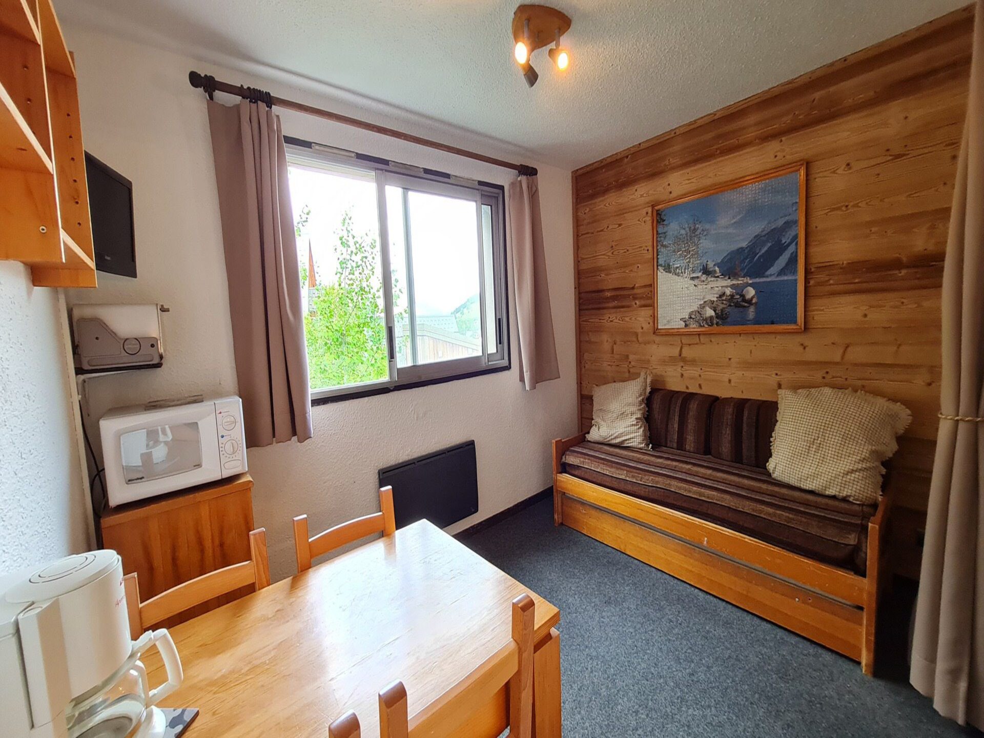 Knus studio-appartement op de piste in Les Deux Alpes met balkon - foto 5