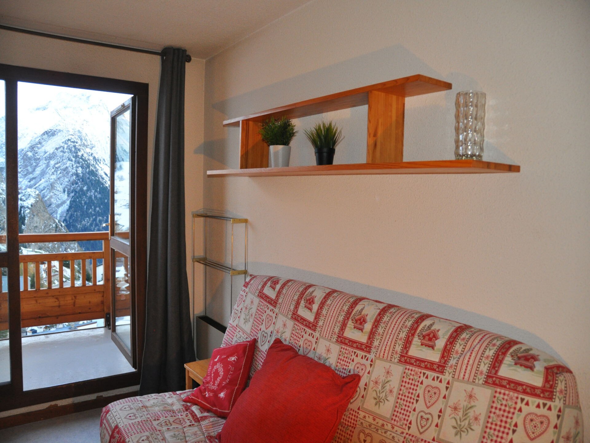 Appartement 6p direct aan de piste in Les Deux Alpes met balkon - foto 2