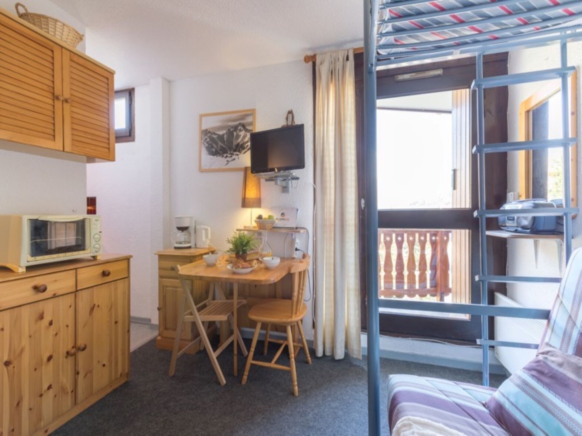 Compact ski-appartement aan piste in Les Deux Alpes voor 2 personen - foto 8
