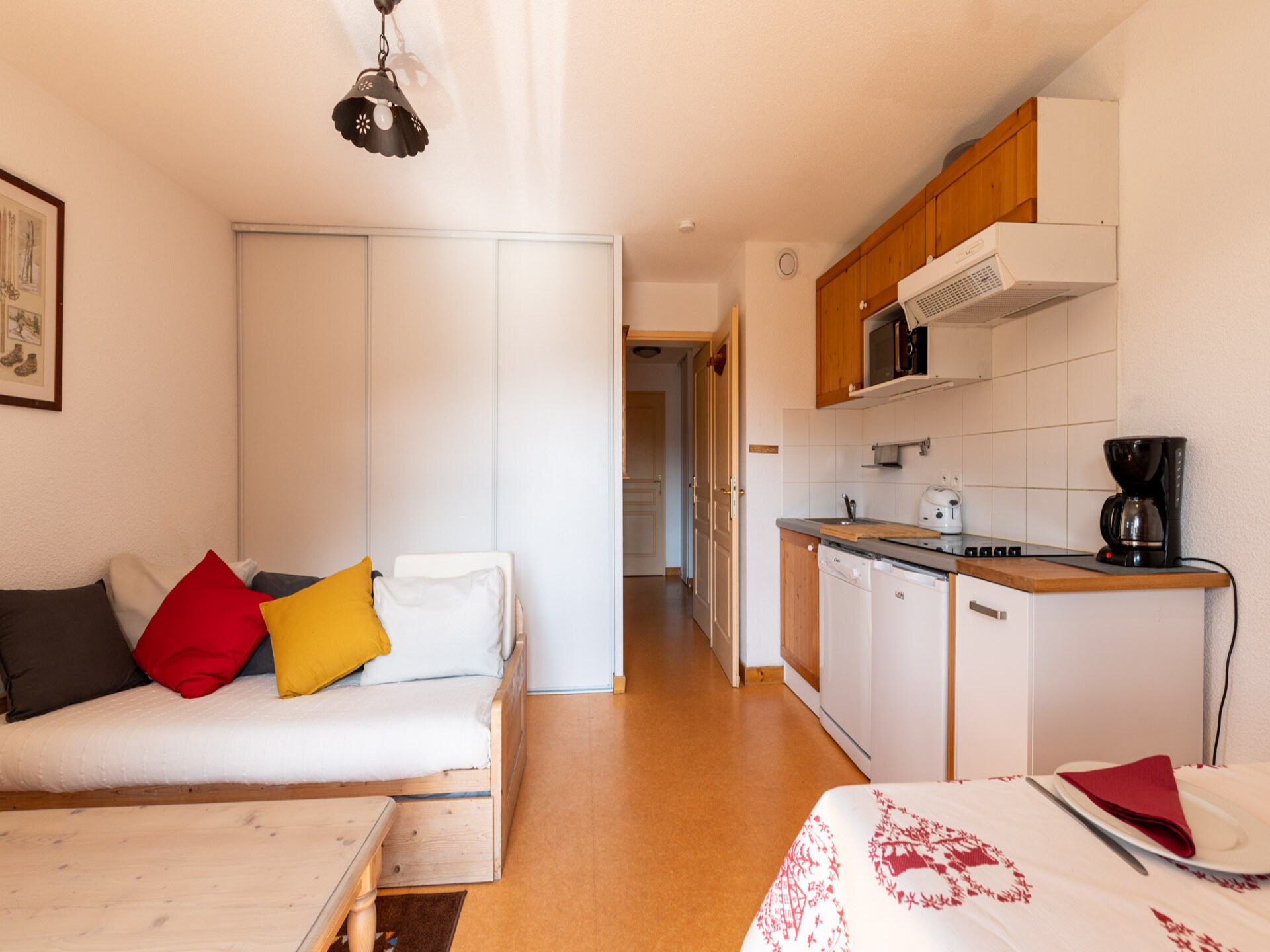 Knus appartement voor 6 personen in Saint-Sorlin-d'Arves, op 500m van de piste - foto 8