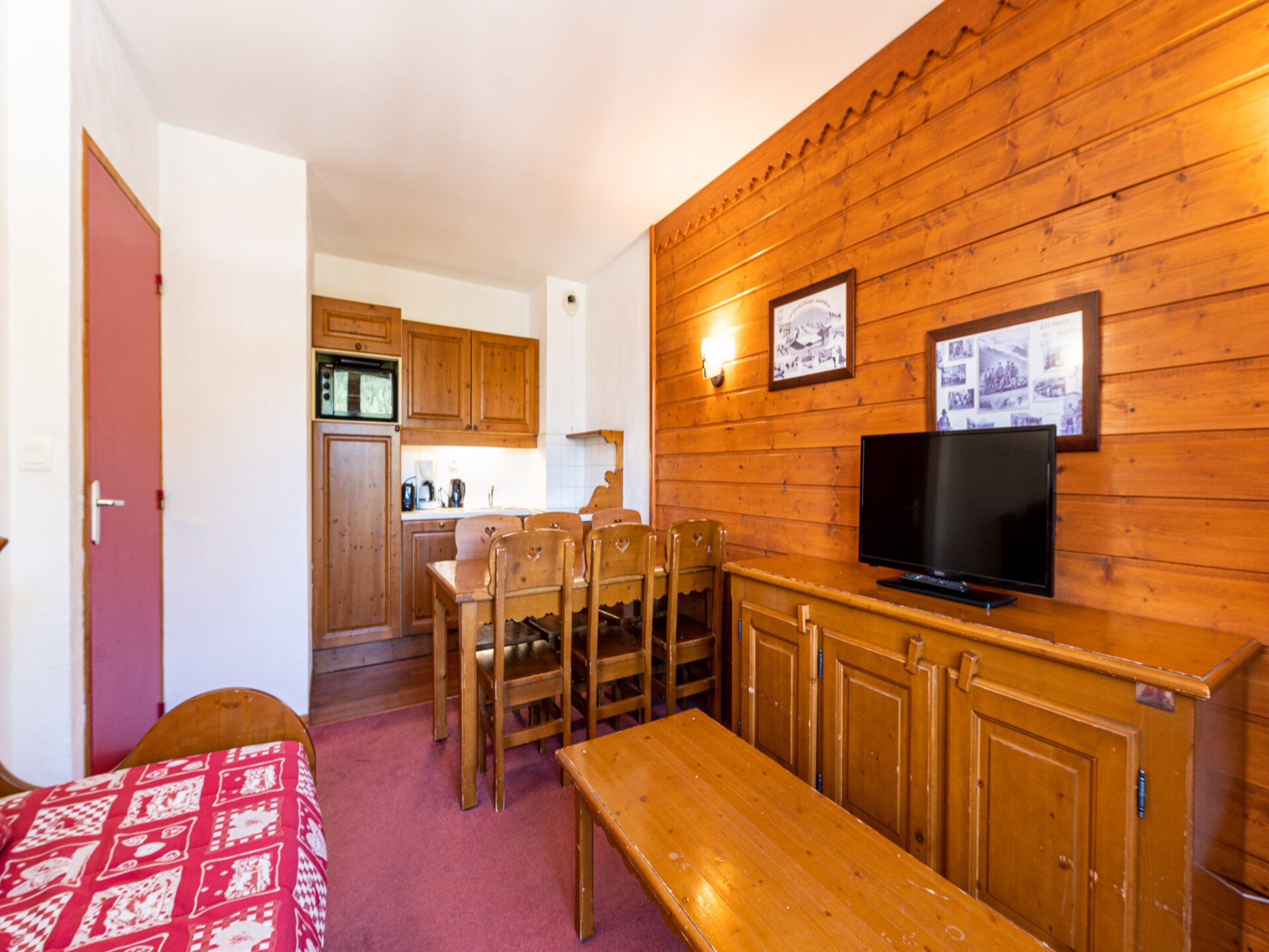 Appartement 6 pers. aan de piste in Modane met zwembad - foto 4