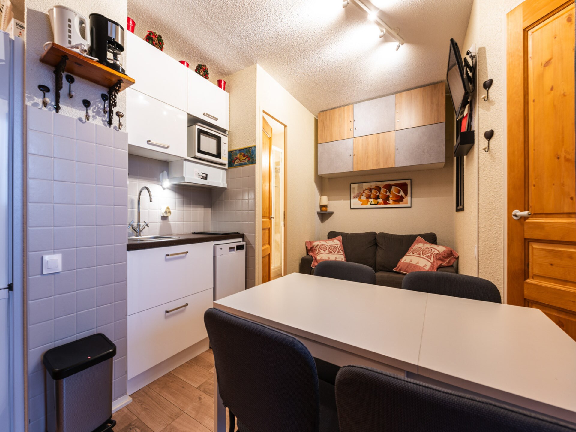 Knus appartement in Morillon met balkon, op 200m van de skilift - foto 5
