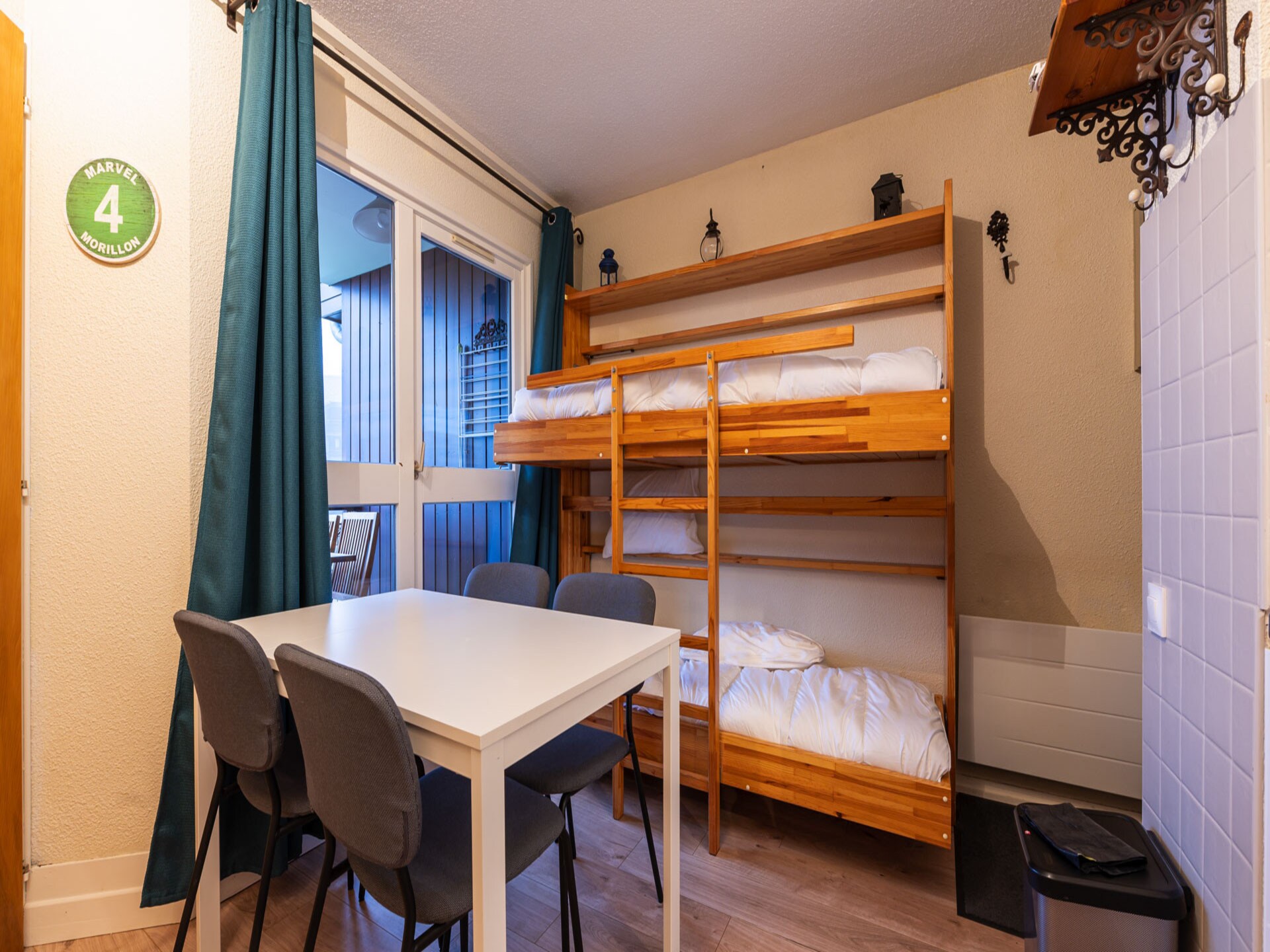 Knus appartement in Morillon met balkon, op 200m van de skilift - foto 9
