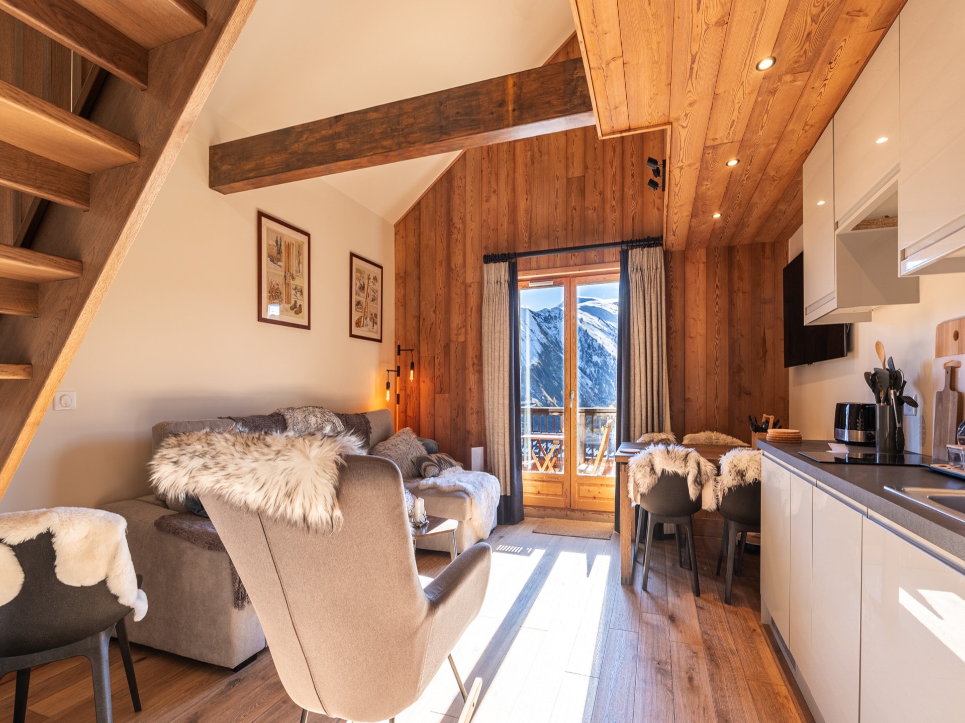 Centraal gelegen appartement in Saint-Sorlin-d´Arves voor 6 personen - foto 1