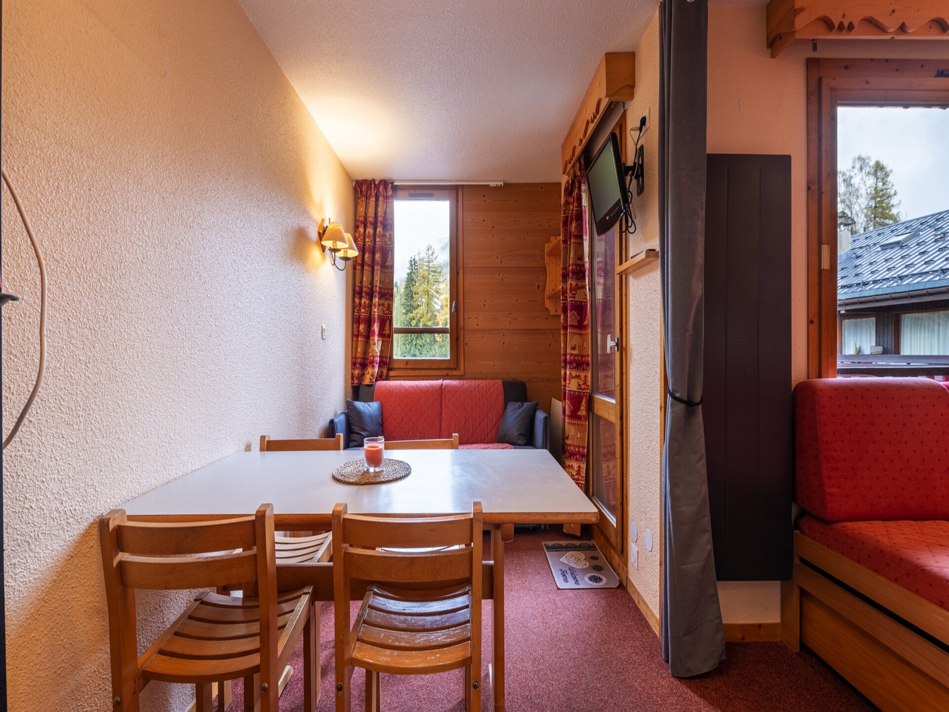 Piste-appartement voor 4 in Doucy – 10 meter van de skilift - foto 7