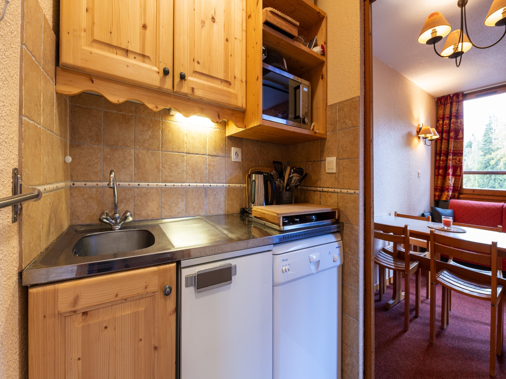 Piste-appartement voor 4 in Doucy – 10 meter van de skilift - foto 3