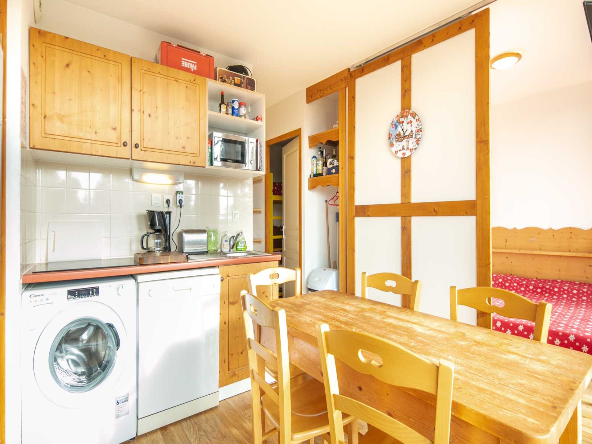 Op 550 m van de piste: gezellig appartement in Chamrousse - foto 9