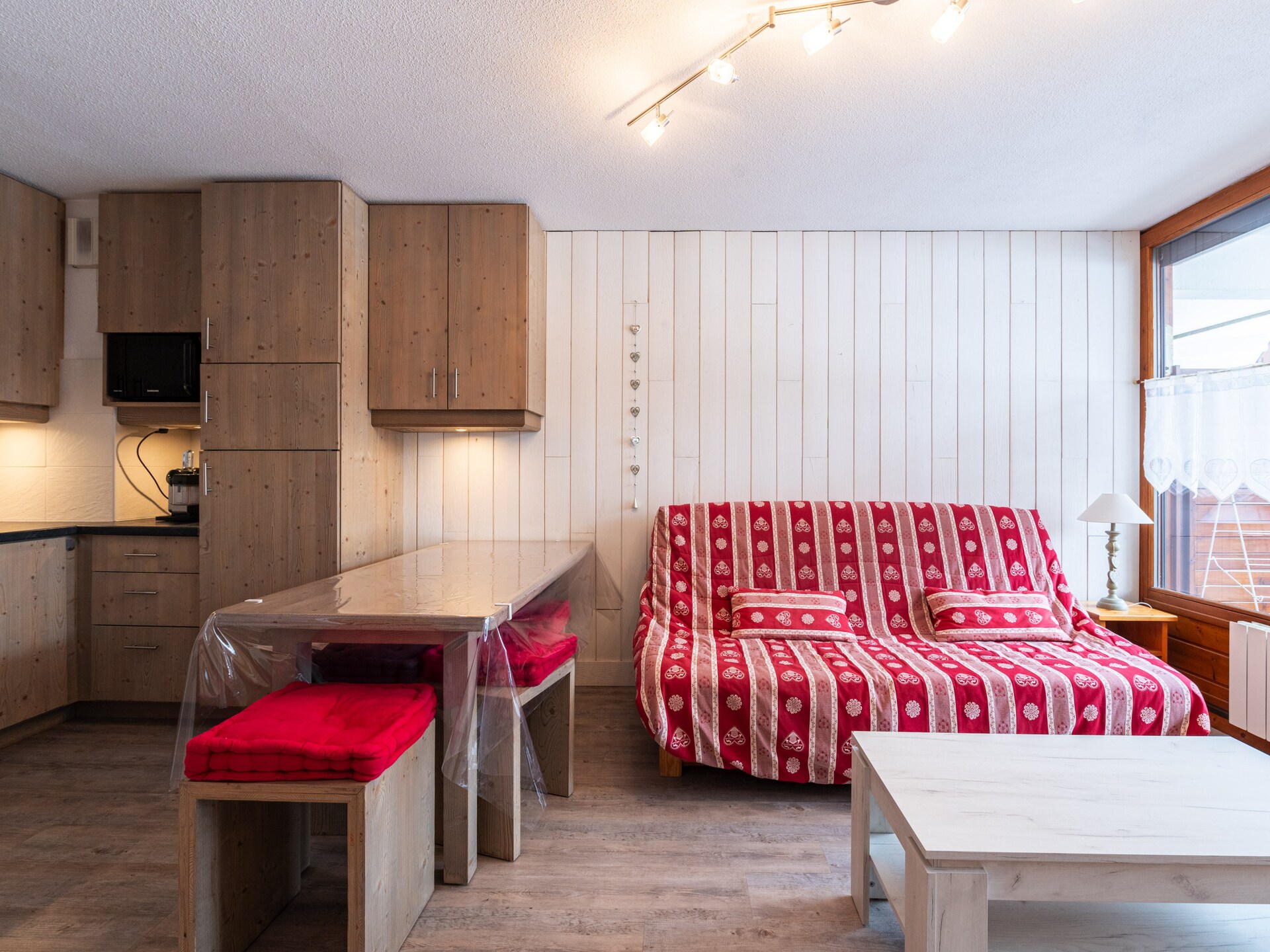 Appartement 10 meter van de piste in Morillon met zwembad - foto 7