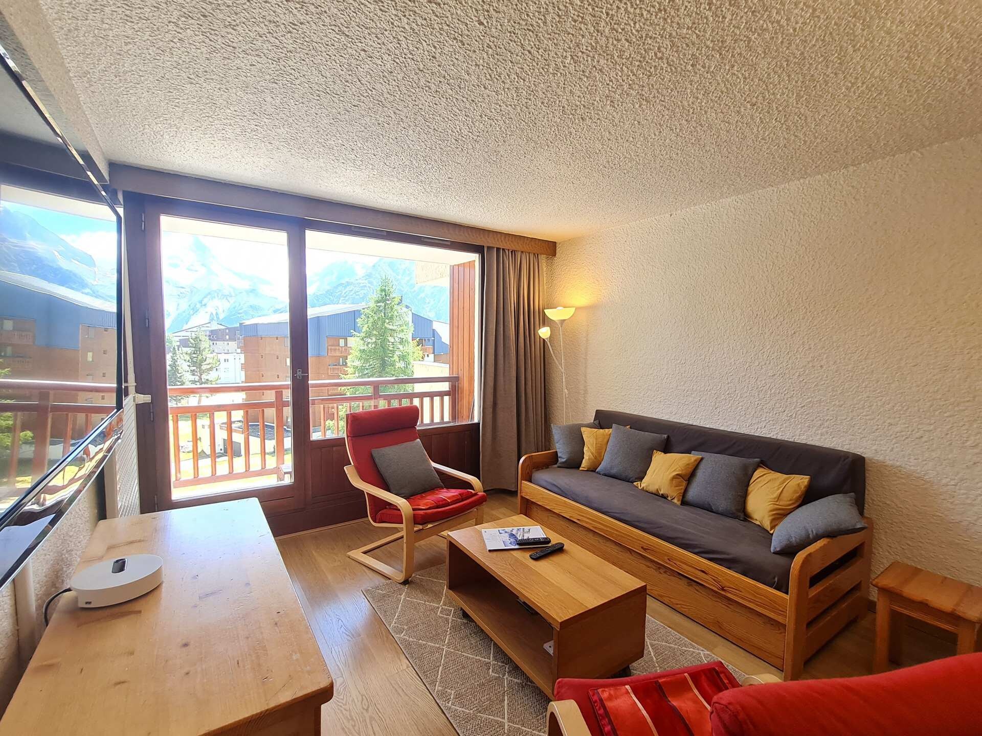Aan de piste: Ruim appartement voor 7 personen in Les Deux Alpes - foto 1