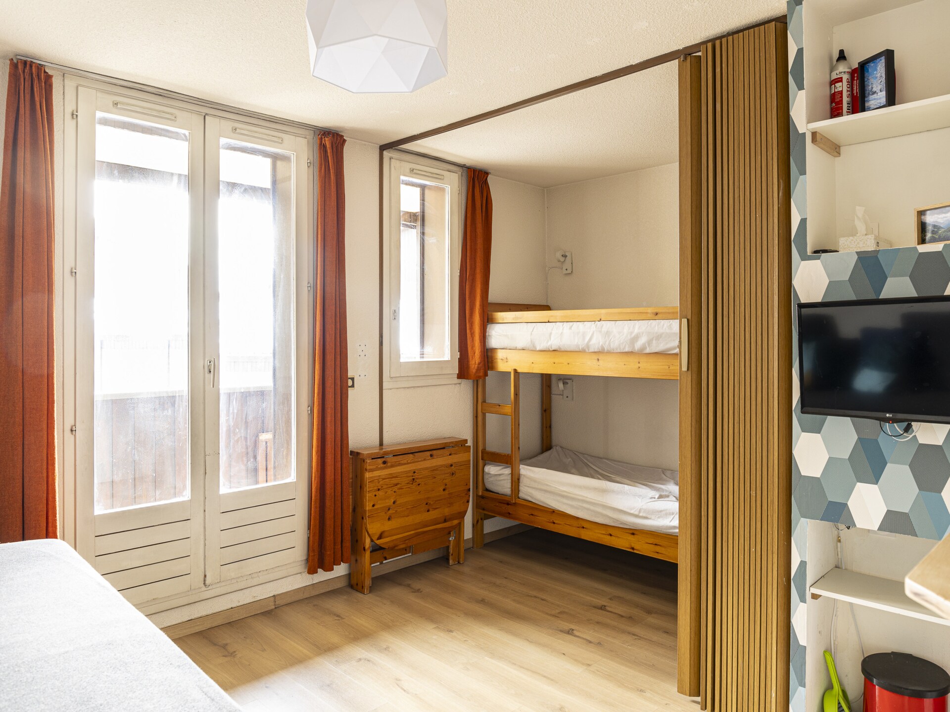 Knusse studio voor 4 op 100m van de skilift in Allos - foto 8