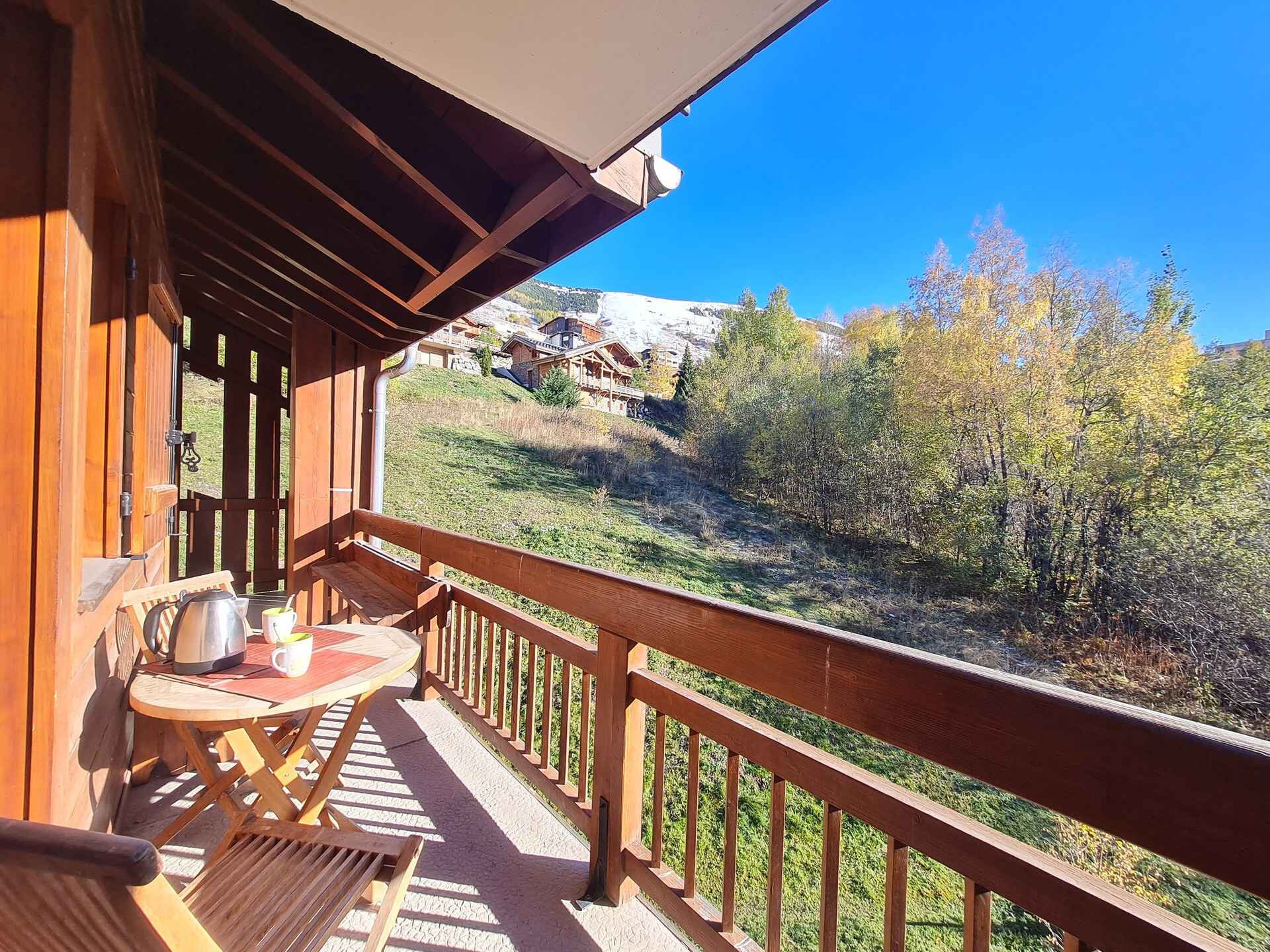 Rustiek appartement voor 8 pers. direct aan de piste in Les Deux Alpes - foto 6