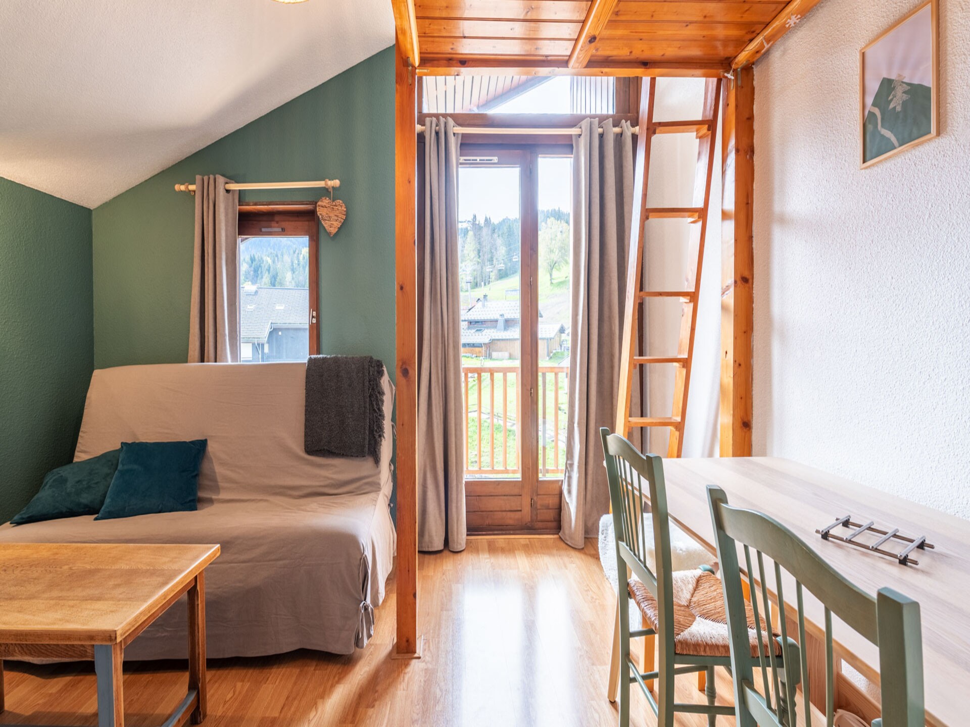 Knus appartement op 50m van de piste in Morillon voor 6 personen - foto 1