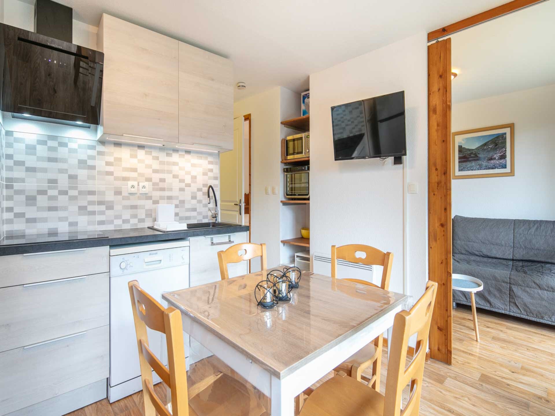 Appartement aan de piste in Chamrousse voor 5 personen - foto 9