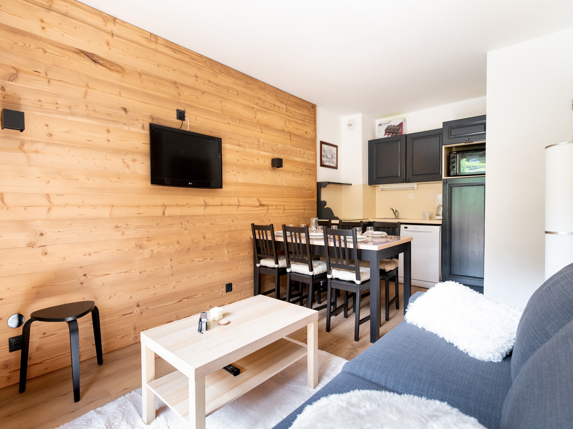 Ski-appartement La Turra 301: direct aan de piste in Modane, 6 pers. - foto 1