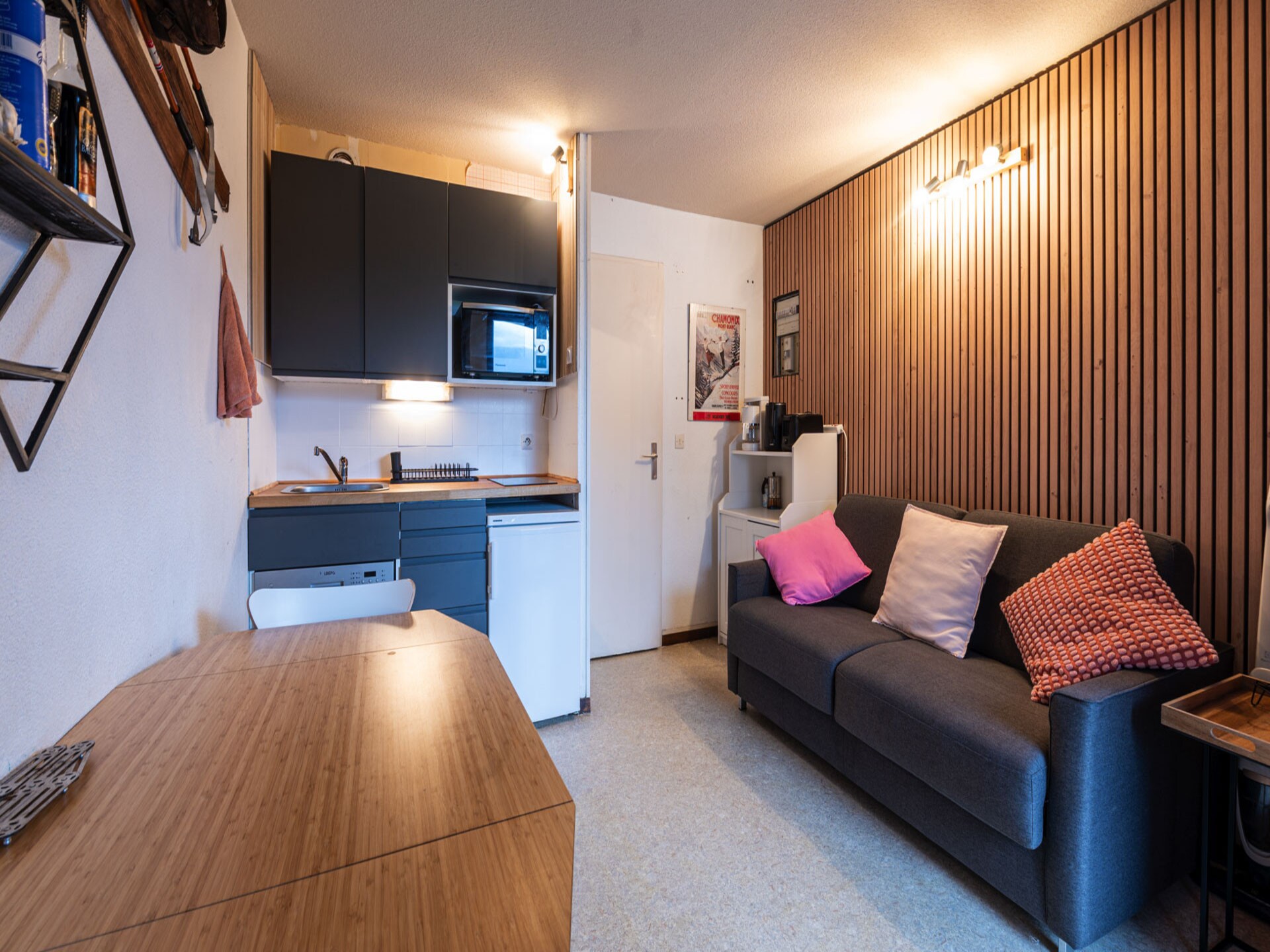 4-persoons appartement aan de piste in het centrum van Morillon · 4 pers. - foto 1