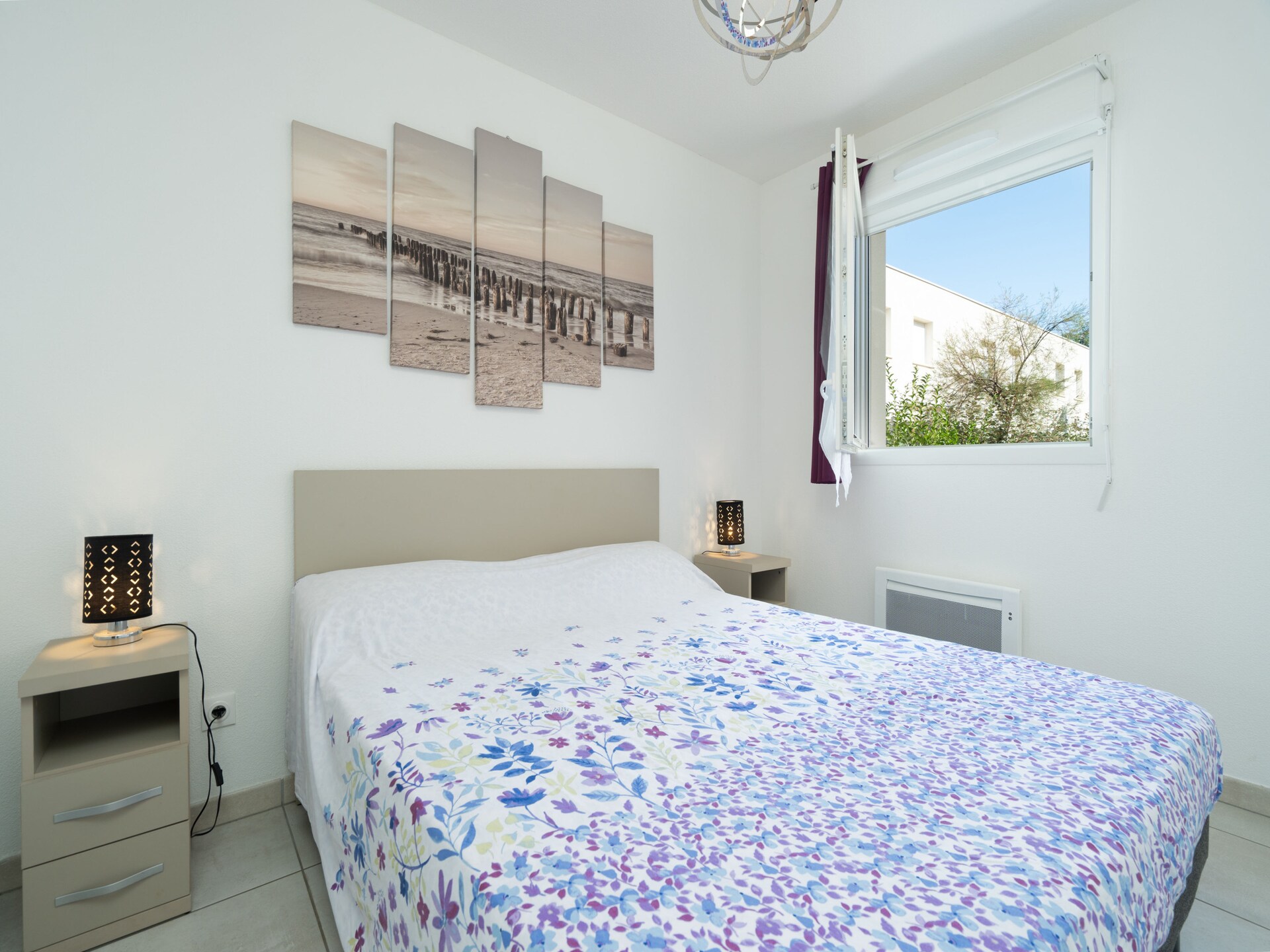 Lichte villa voor 8 op 450m van strand met tuin en zwembad in Valras-Plage - foto 10