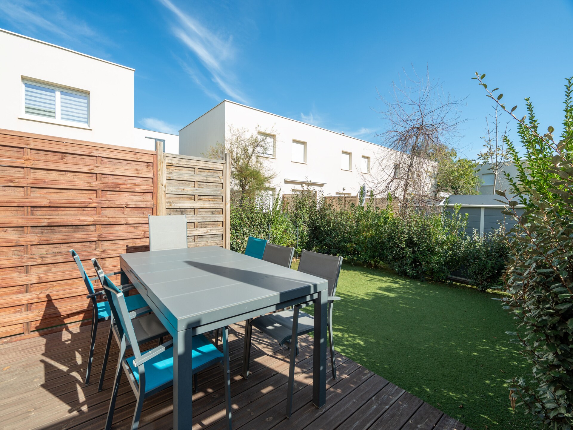 Lichte villa voor 8 op 450m van strand met tuin en zwembad in Valras-Plage - foto 8