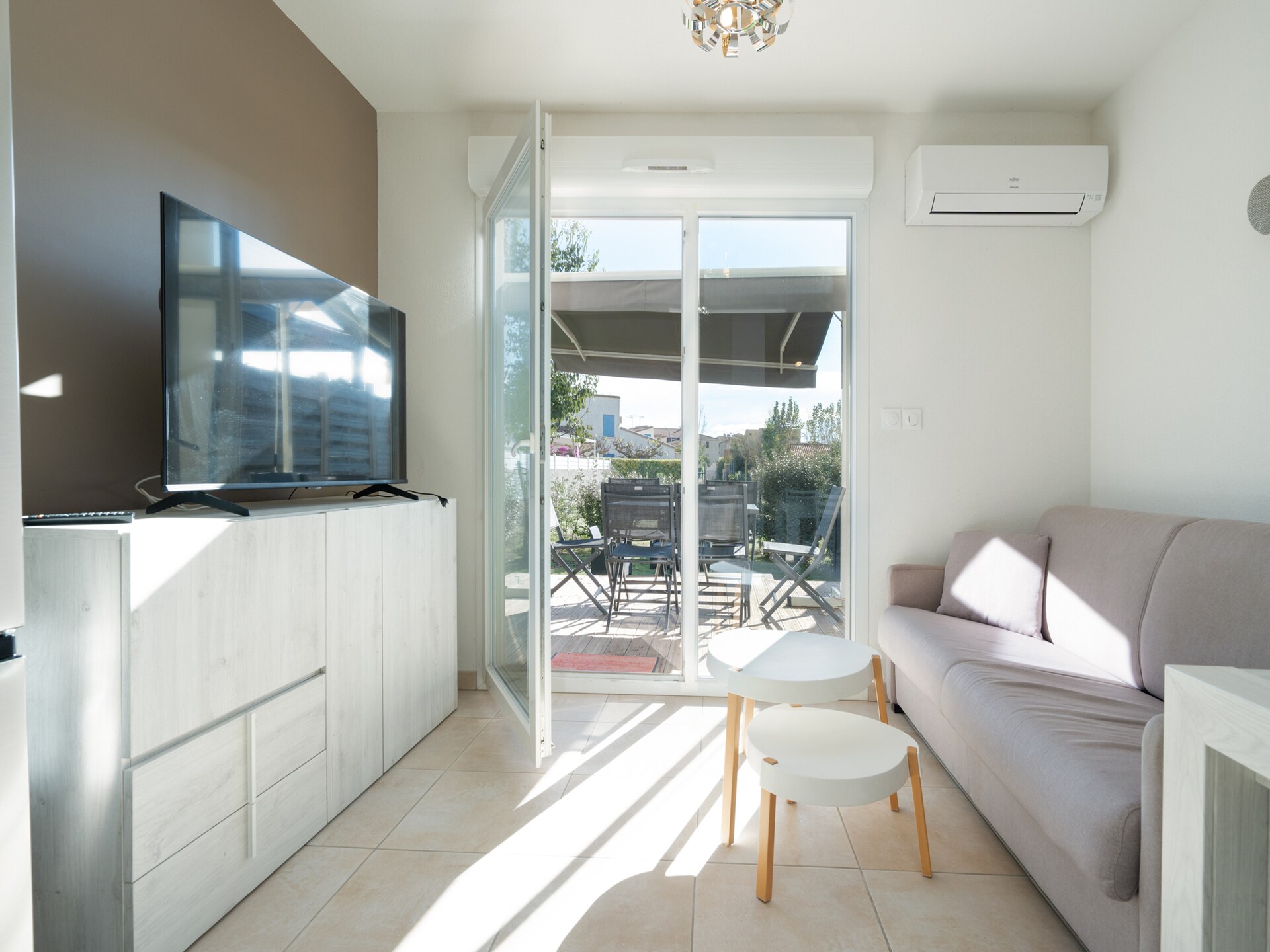 Knusse villa voor 4 bij het strand van Sérignan, met tuin en zwembad - foto 1