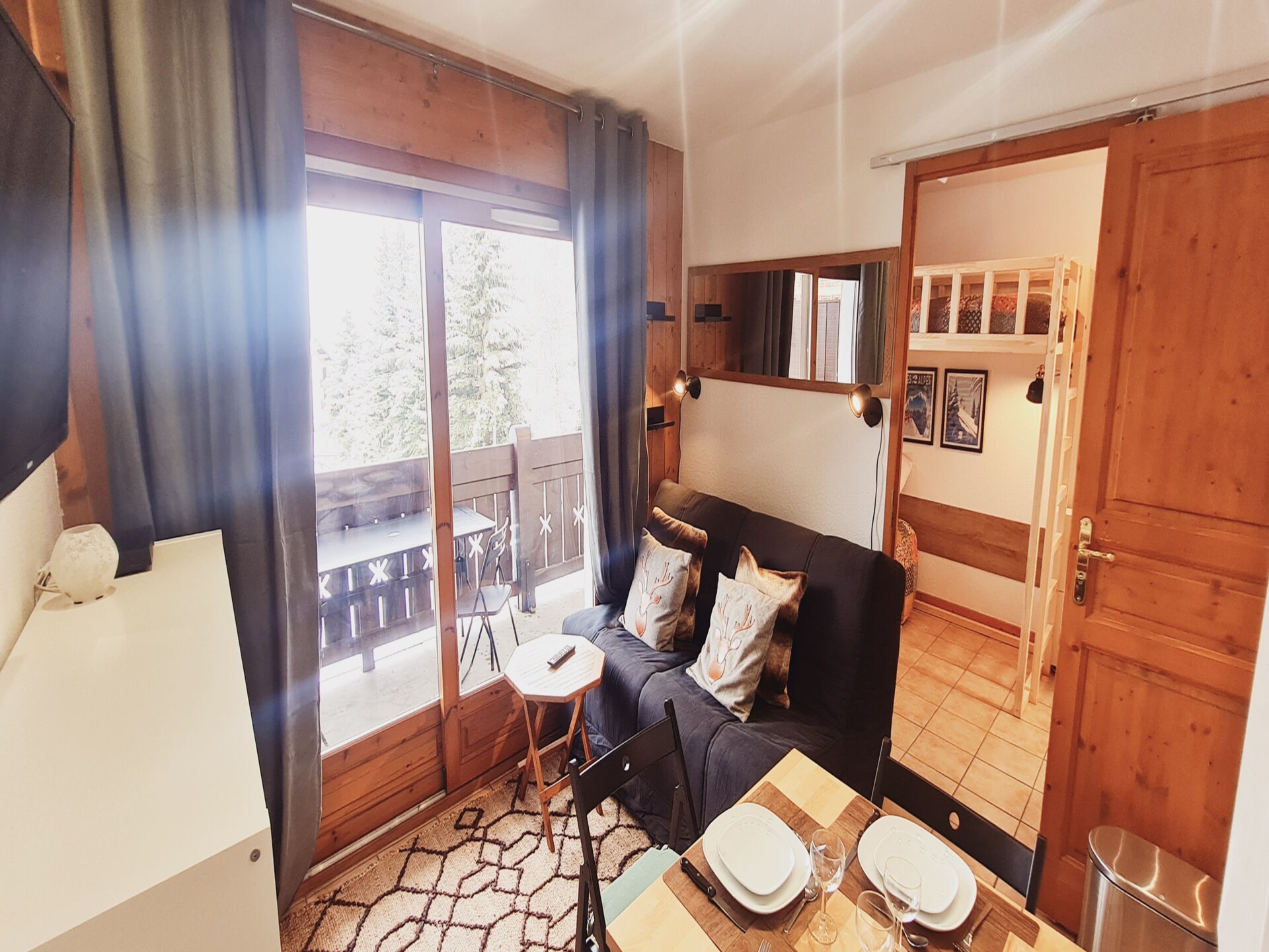 Chalet-appartement op 10 meter van de piste in Les Deux Alpes voor 4 personen - foto 11