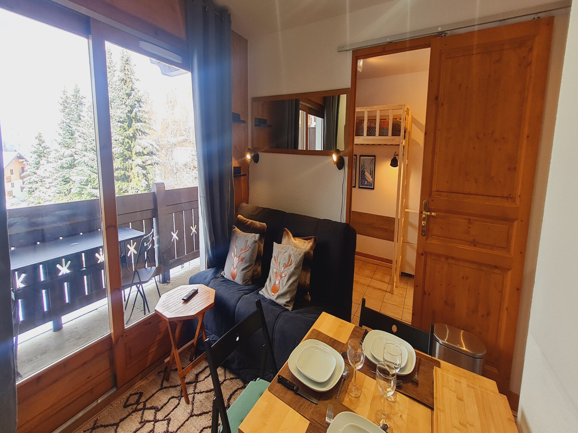 Chalet-appartement op 10 meter van de piste in Les Deux Alpes voor 4 personen - foto 2