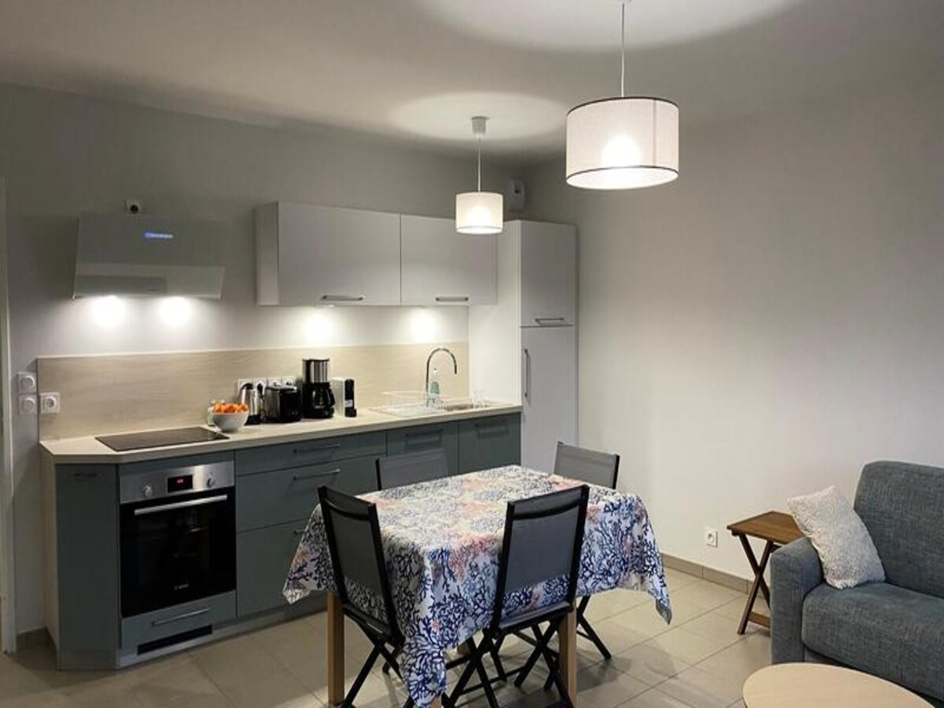 Licht appartement met ommuurde tuin op 350 meter van het strand in Quiberon - foto 9