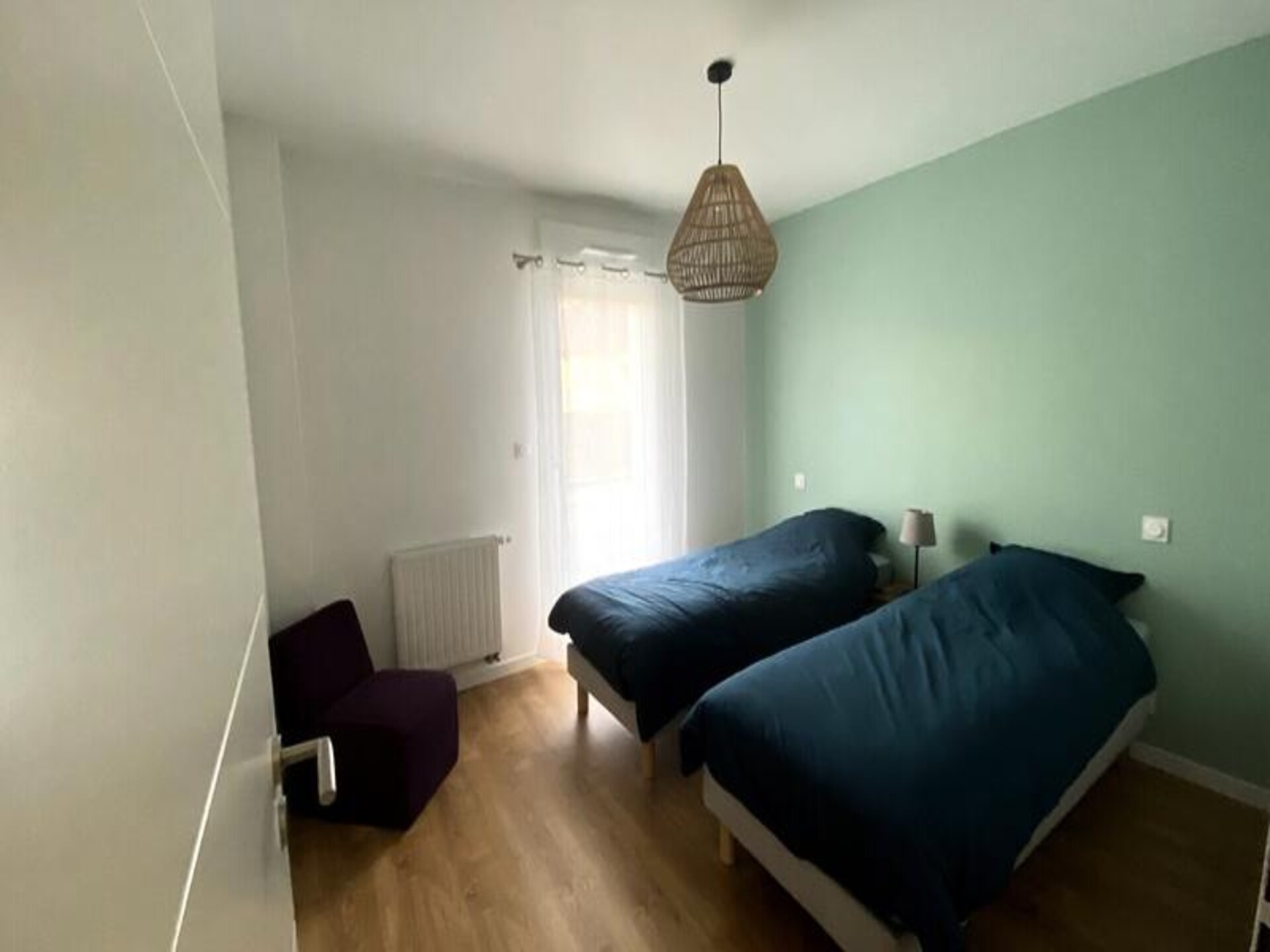 Licht appartement met ommuurde tuin op 350 meter van het strand in Quiberon - foto 10