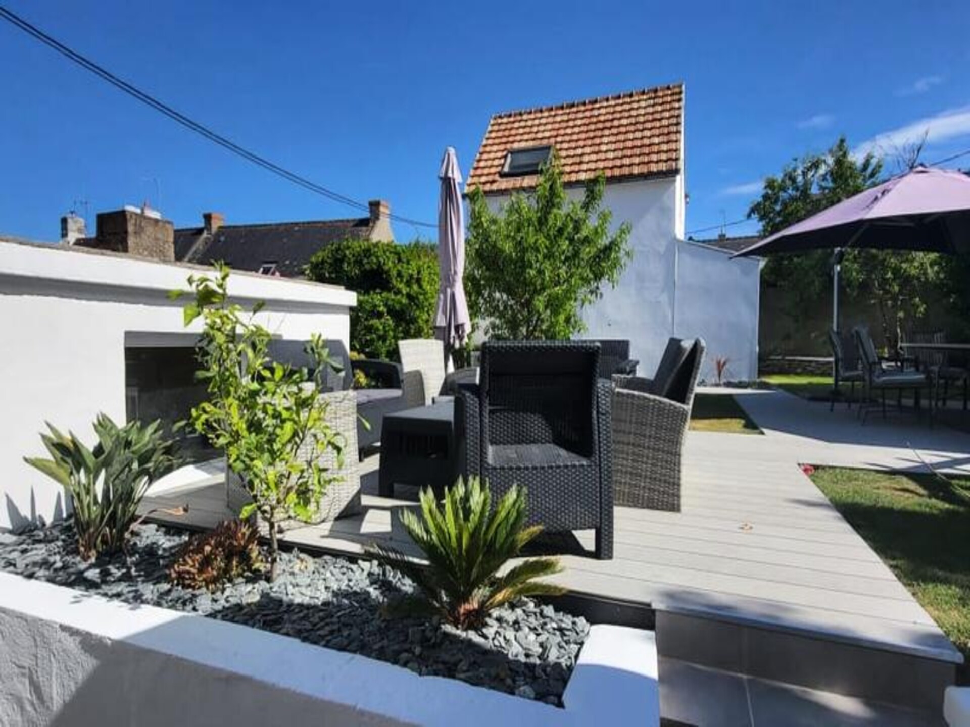 Rustiek familie-appartement met grote tuin, 10 minuten van het strand - foto 42