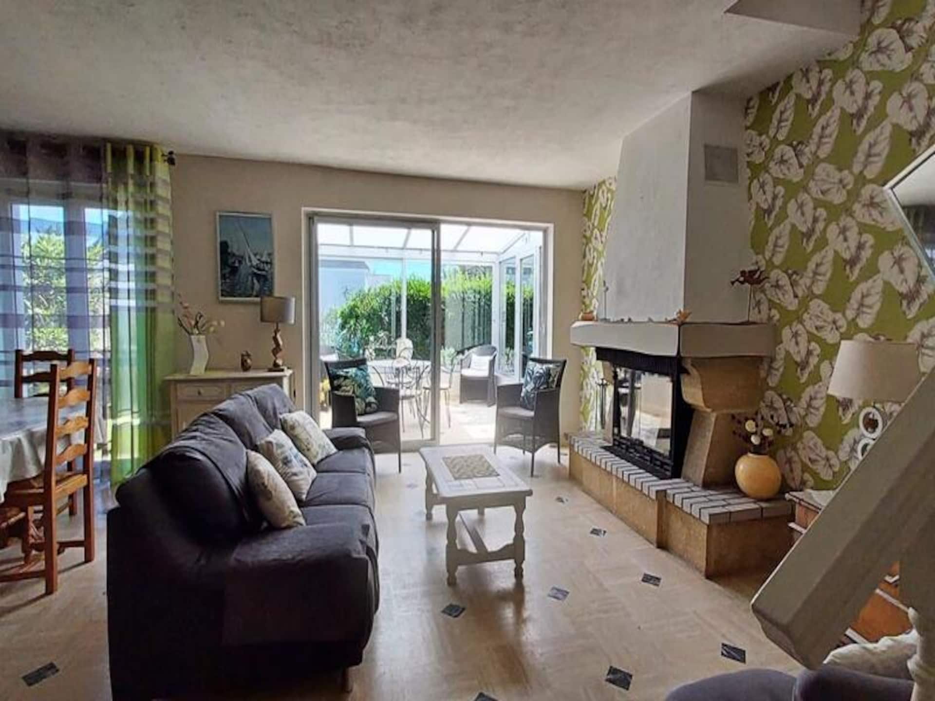 Ruim appartement met veranda en ommuurde tuin, vlakbij de Côte Sauvage - foto 5