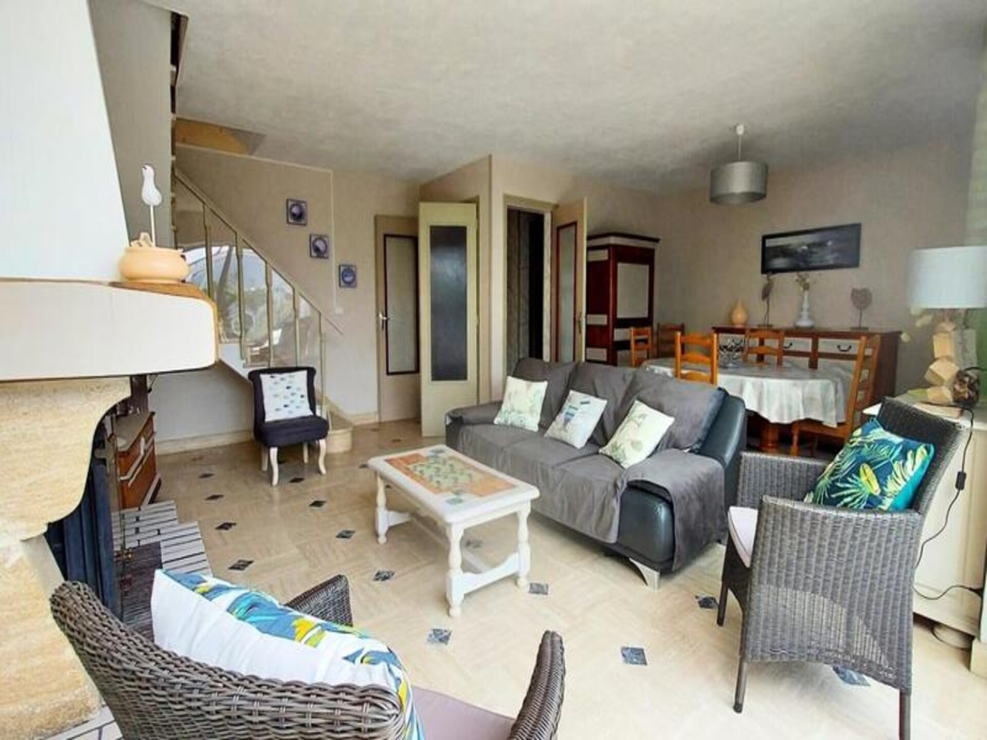 Ruim appartement met veranda en ommuurde tuin, vlakbij de Côte Sauvage - foto 7
