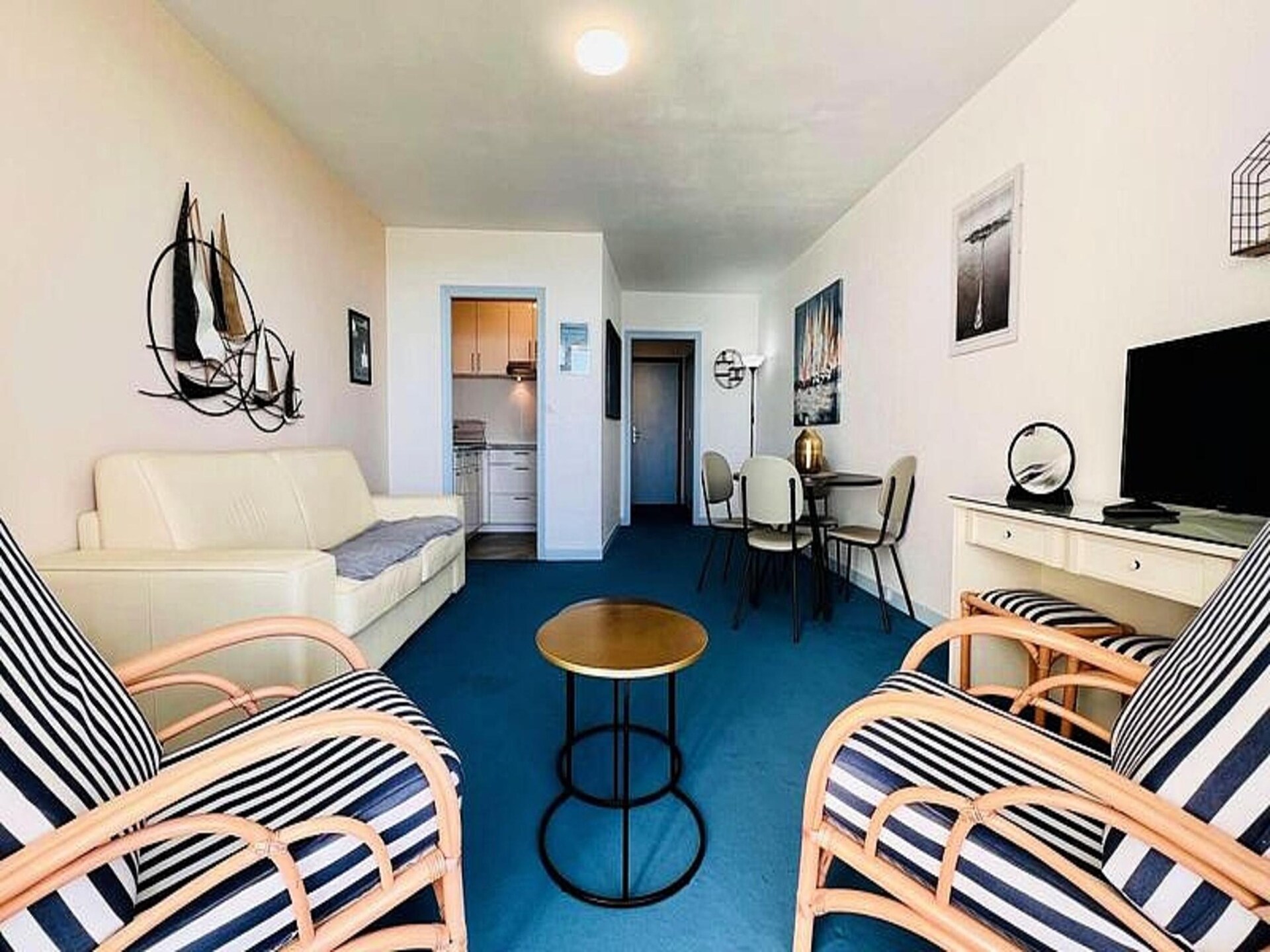 Studio met panoramisch zeezicht op Belle Île en Houat in Quiberon - foto 3