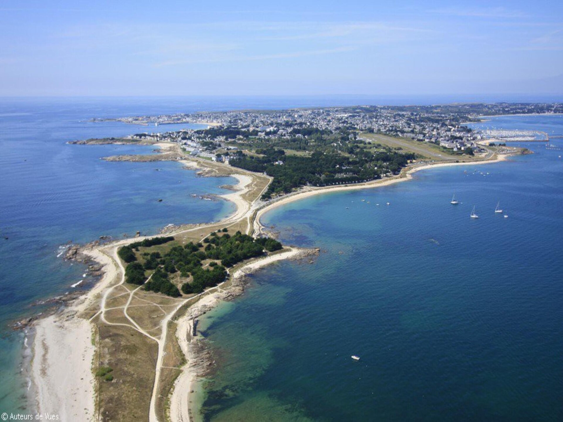 Studio met panoramisch zeezicht op Belle Île en Houat in Quiberon - foto 24