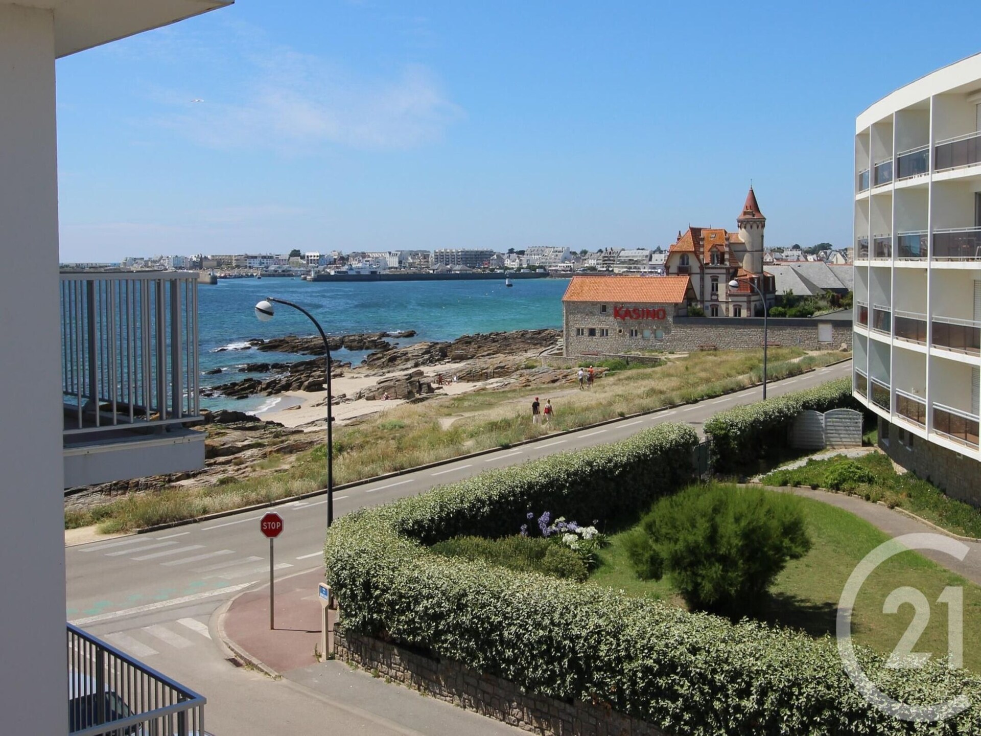 Studio met zeezicht en loggia op loopafstand van de kust in Quiberon - foto 24