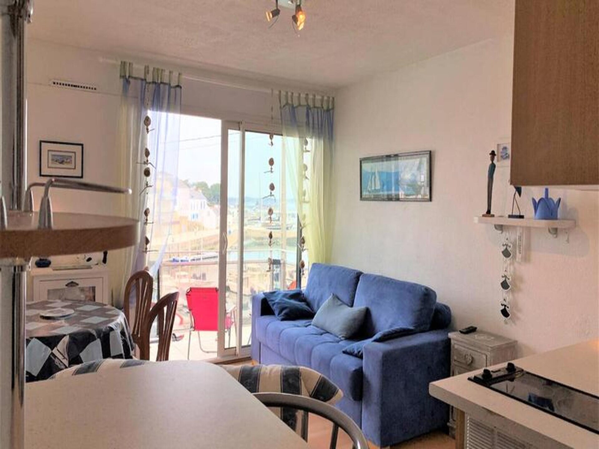 Compacte studio met balkon en uitzicht op de oude haven van Port Haliguen - foto 7