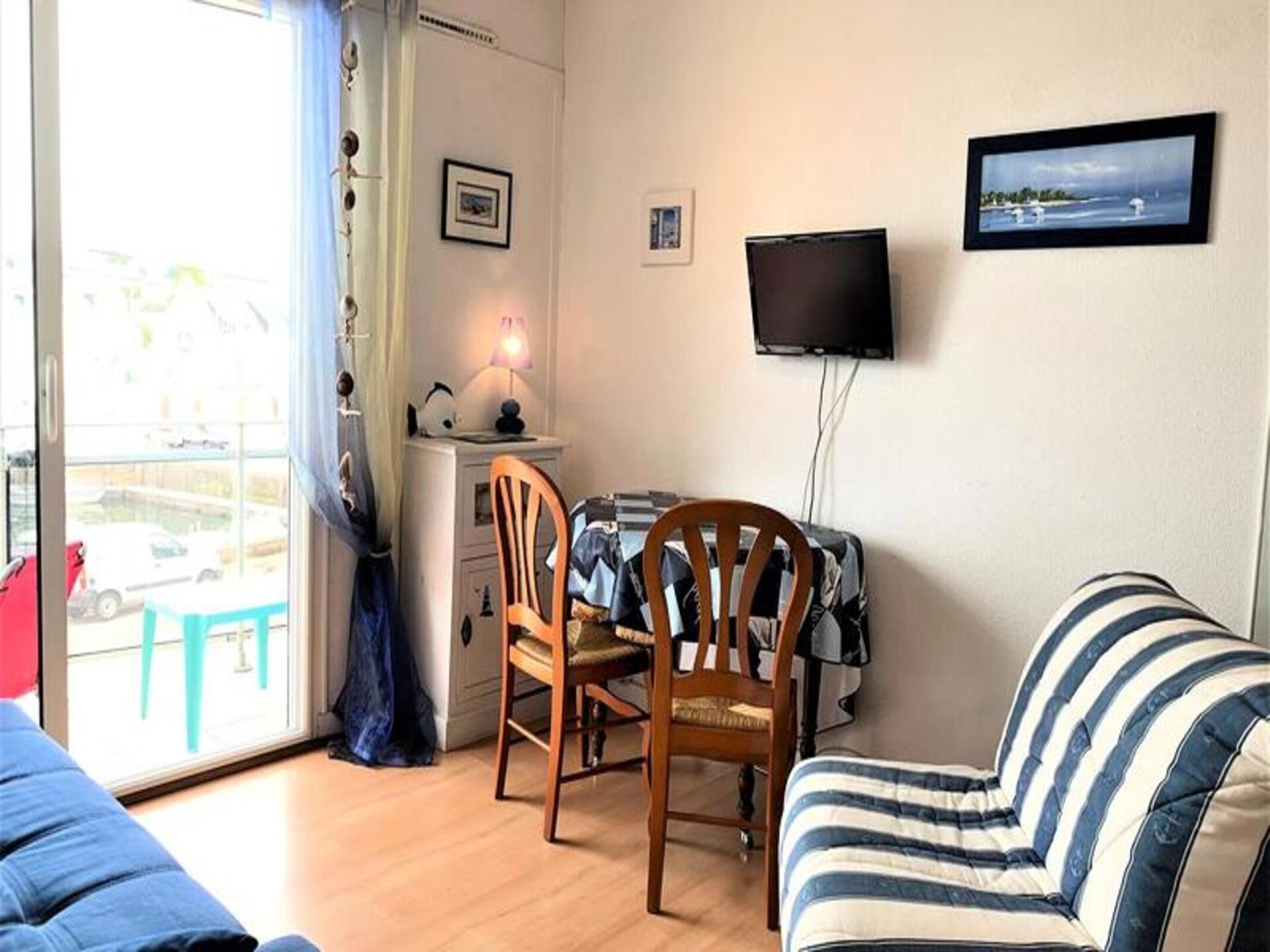 Compacte studio met balkon en uitzicht op de oude haven van Port Haliguen - foto 13