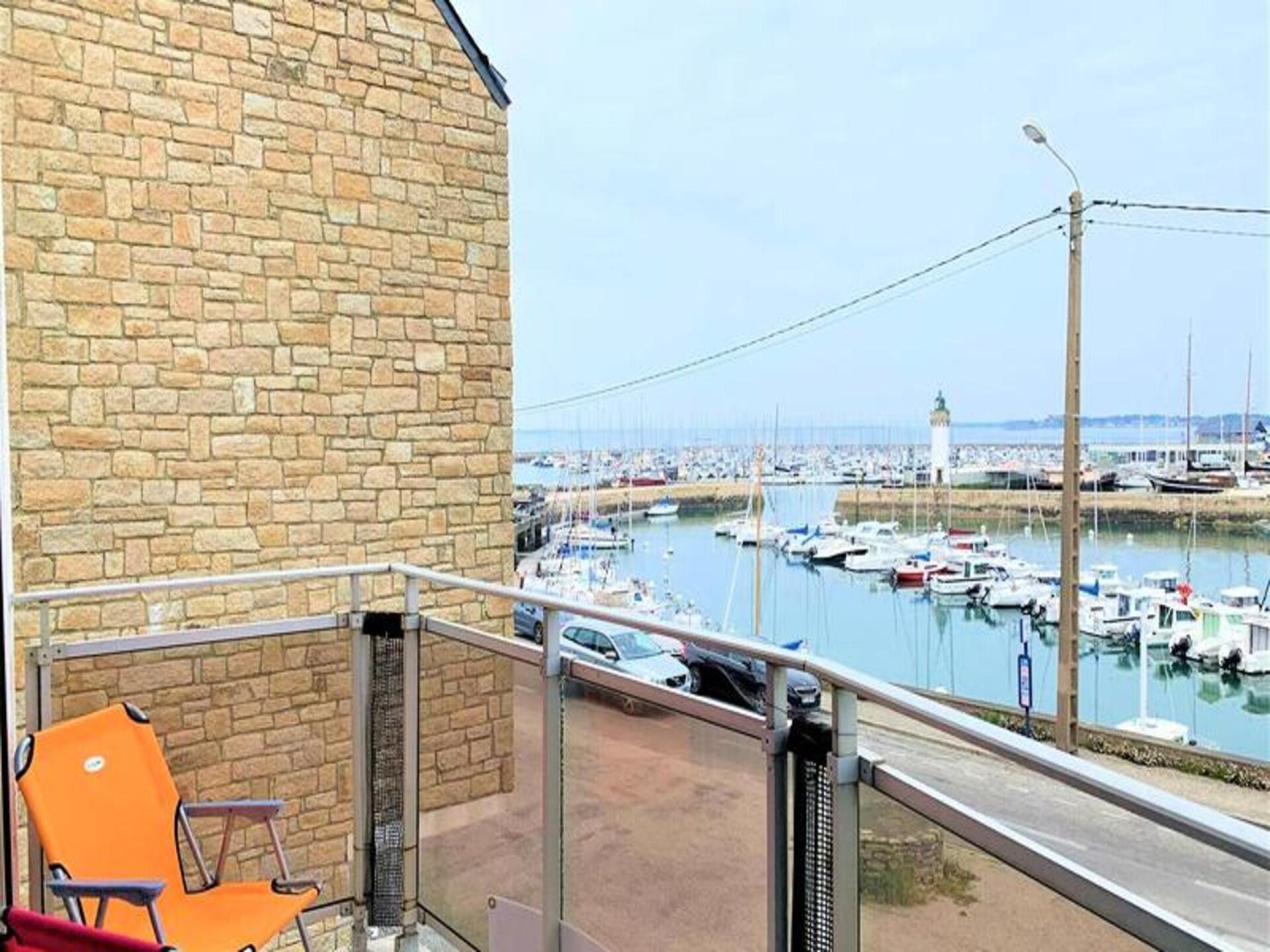 Compacte studio met balkon en uitzicht op de oude haven van Port Haliguen - foto 5